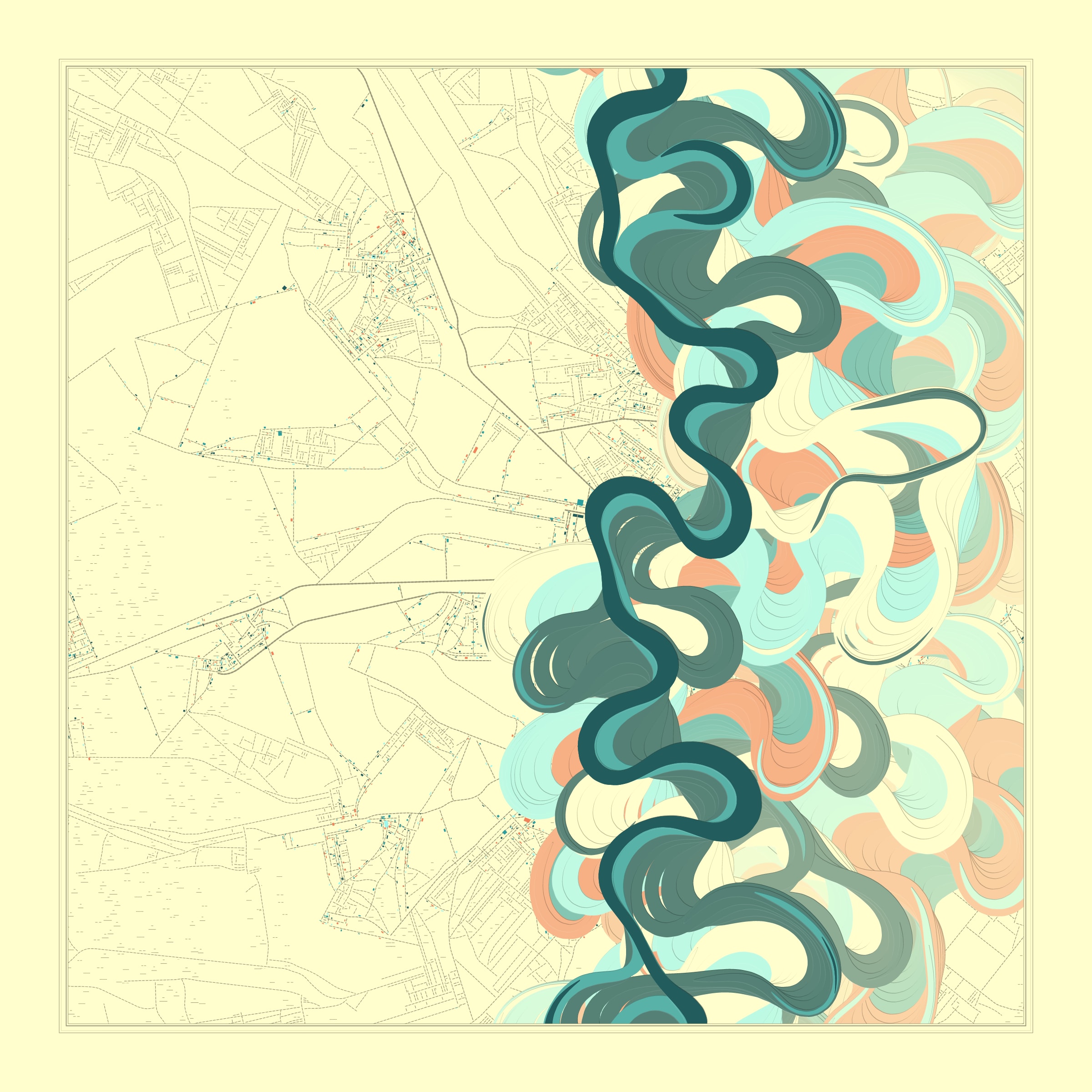 Ancient Courses of Fictional Rivers