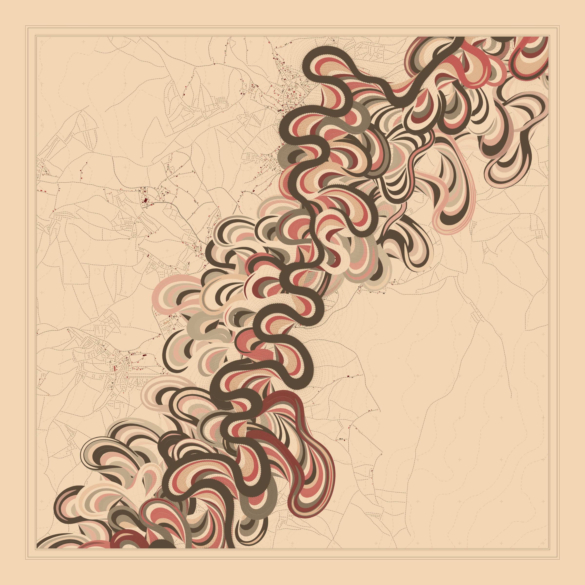 Ancient Courses of Fictional Rivers