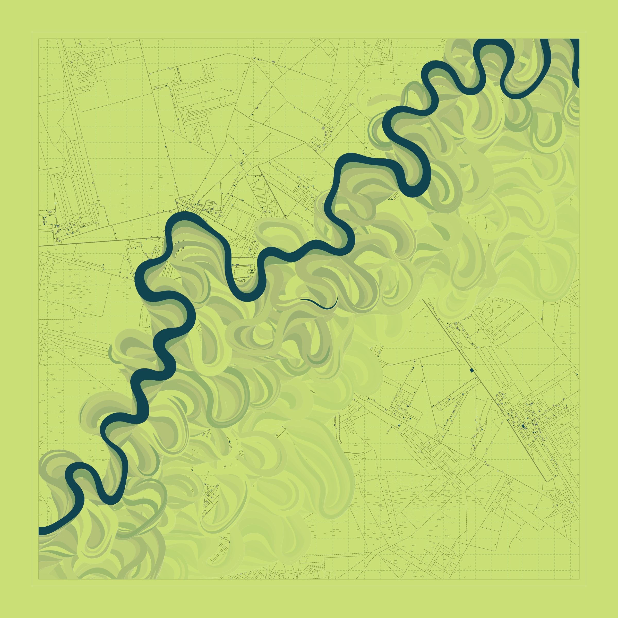Ancient Courses of Fictional Rivers