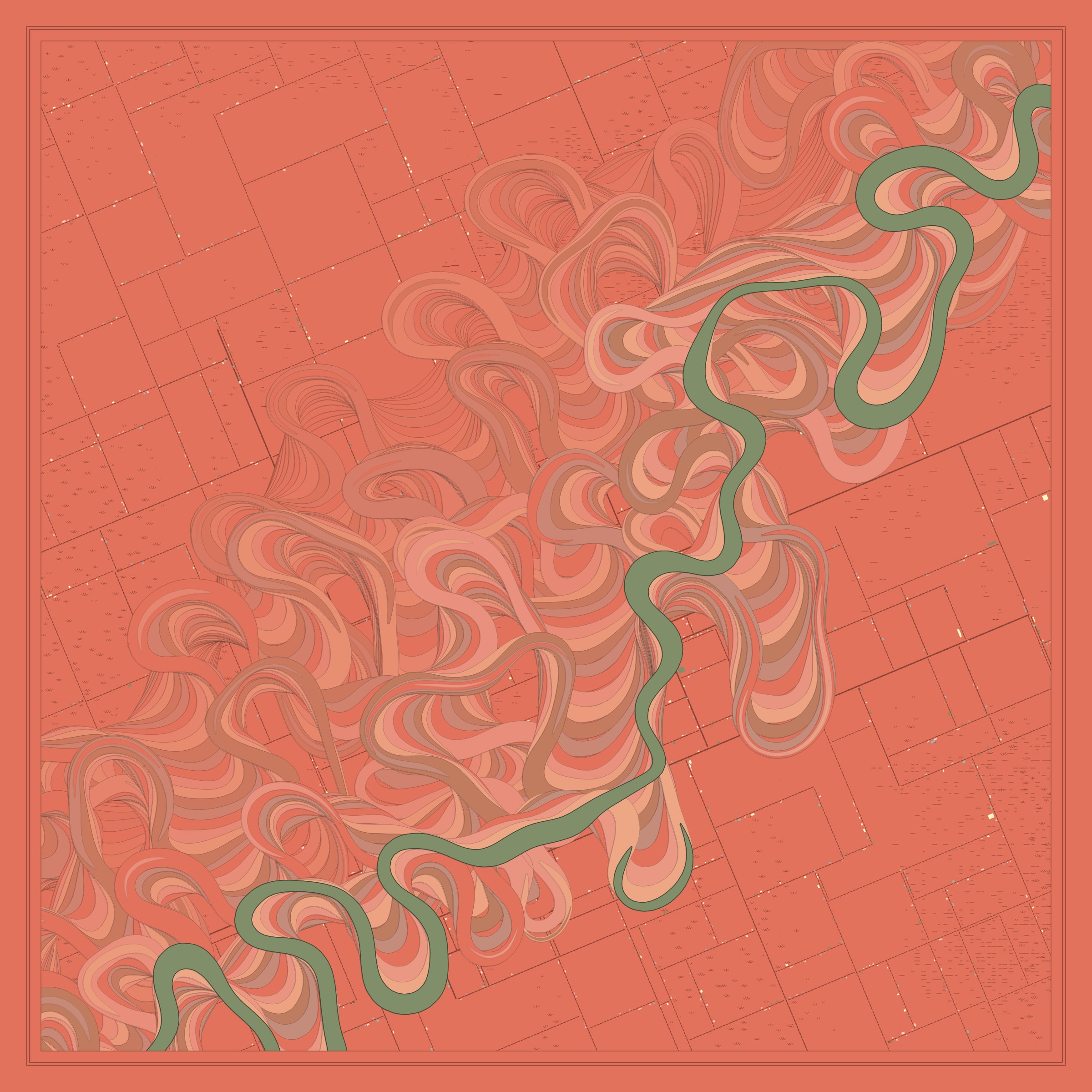 Ancient Courses of Fictional Rivers