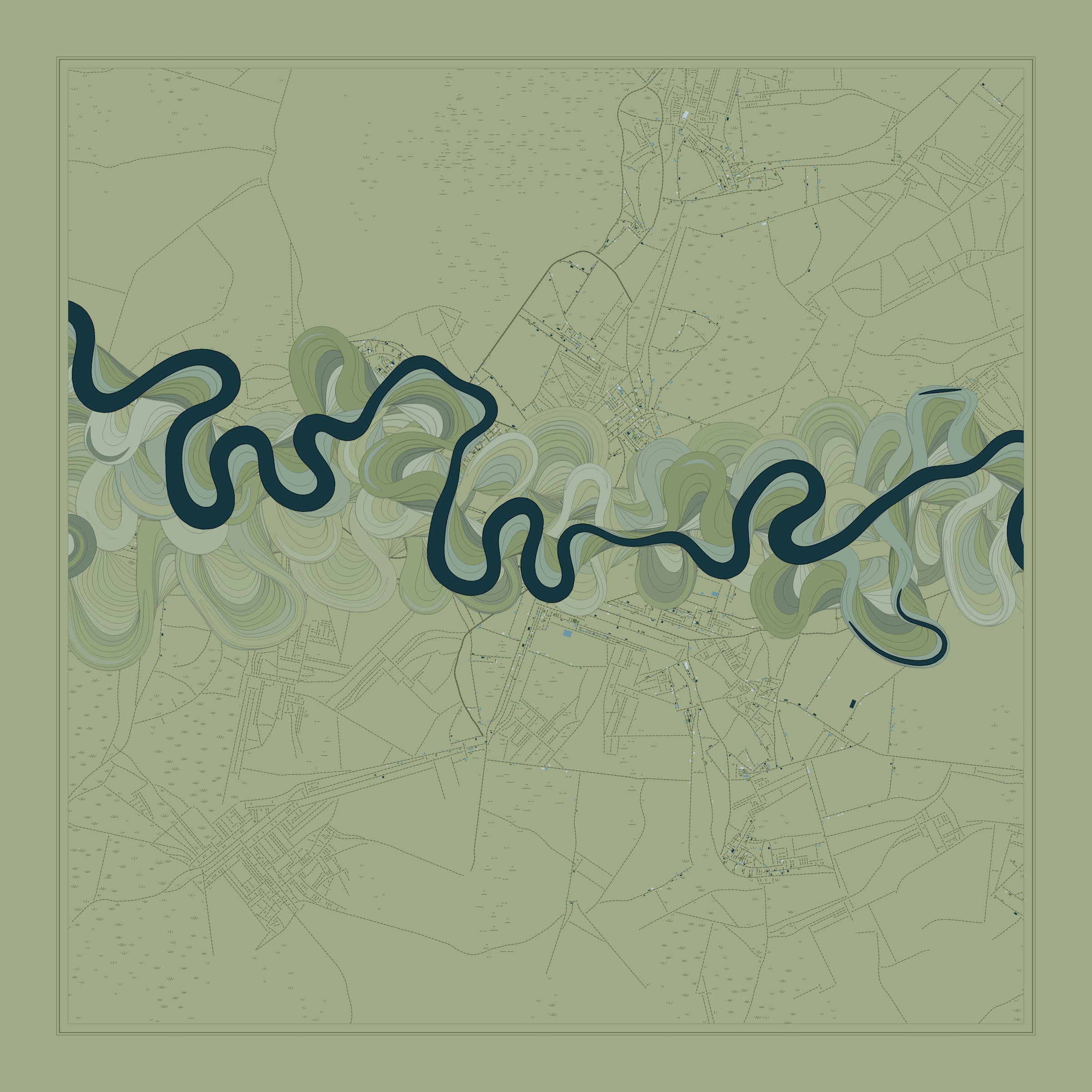 Ancient Courses of Fictional Rivers