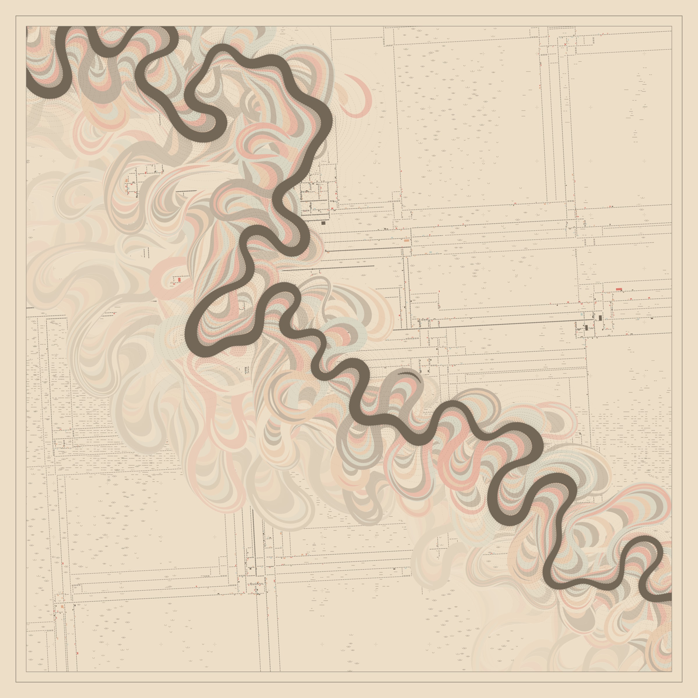 Ancient Courses of Fictional Rivers