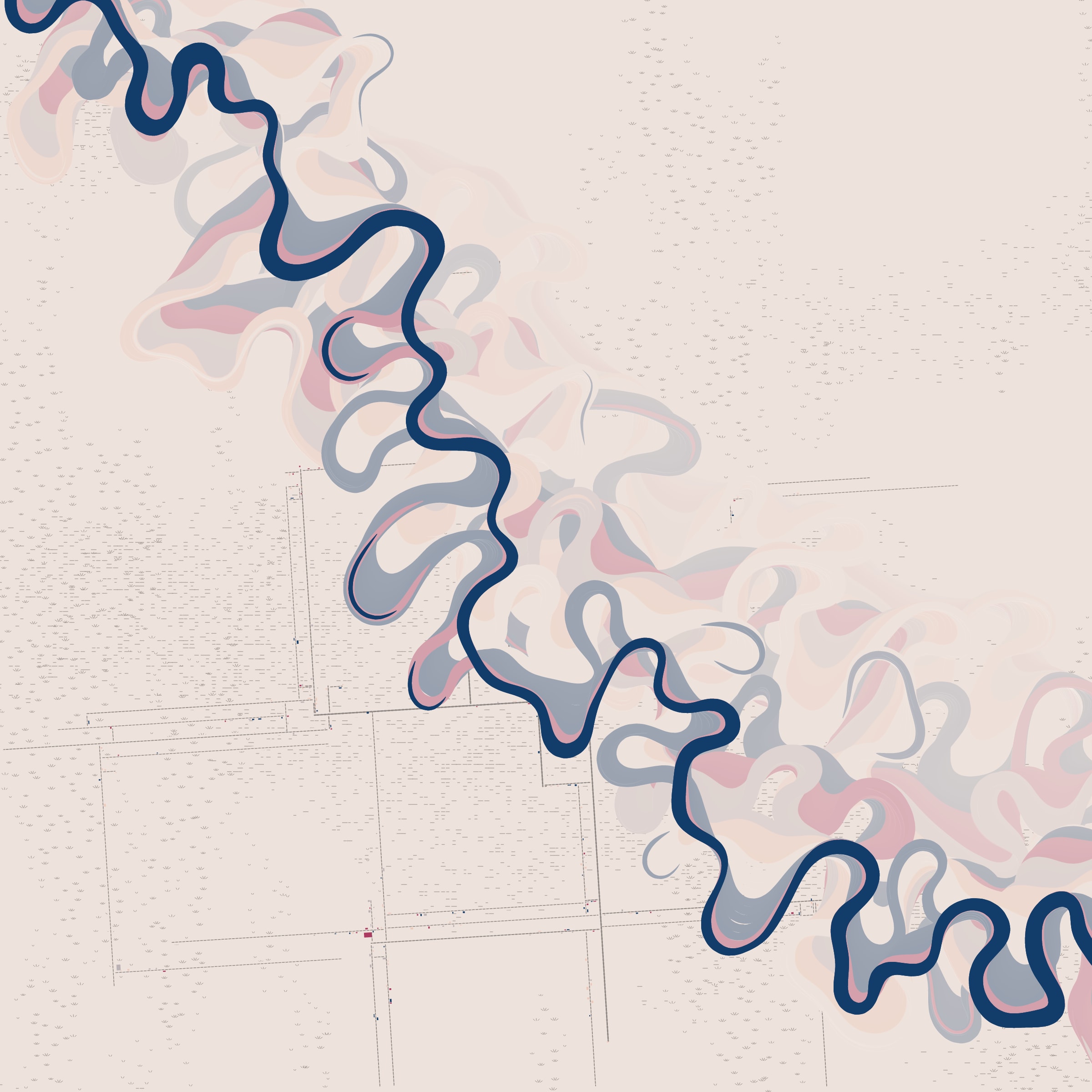 Ancient Courses of Fictional Rivers