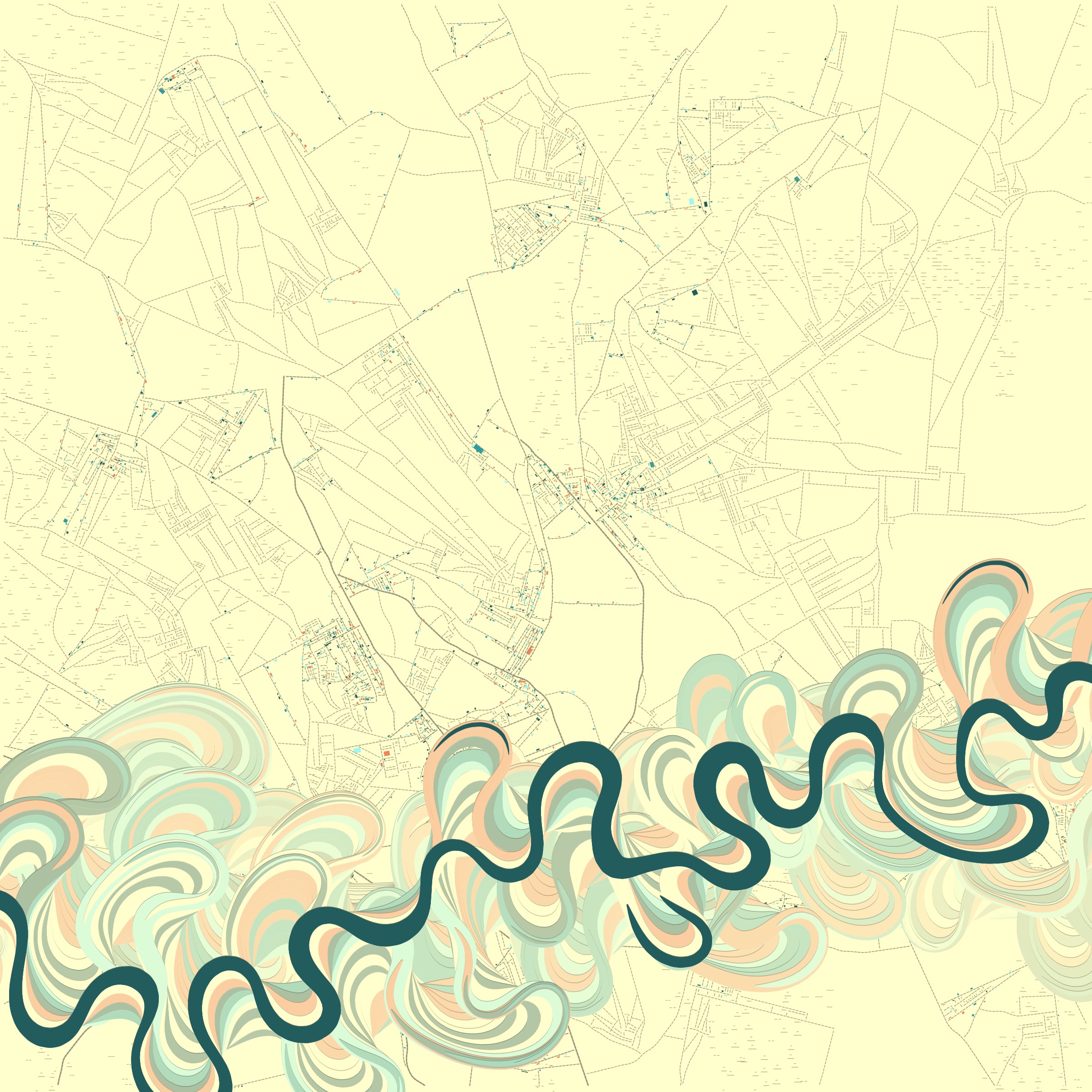 Ancient Courses of Fictional Rivers