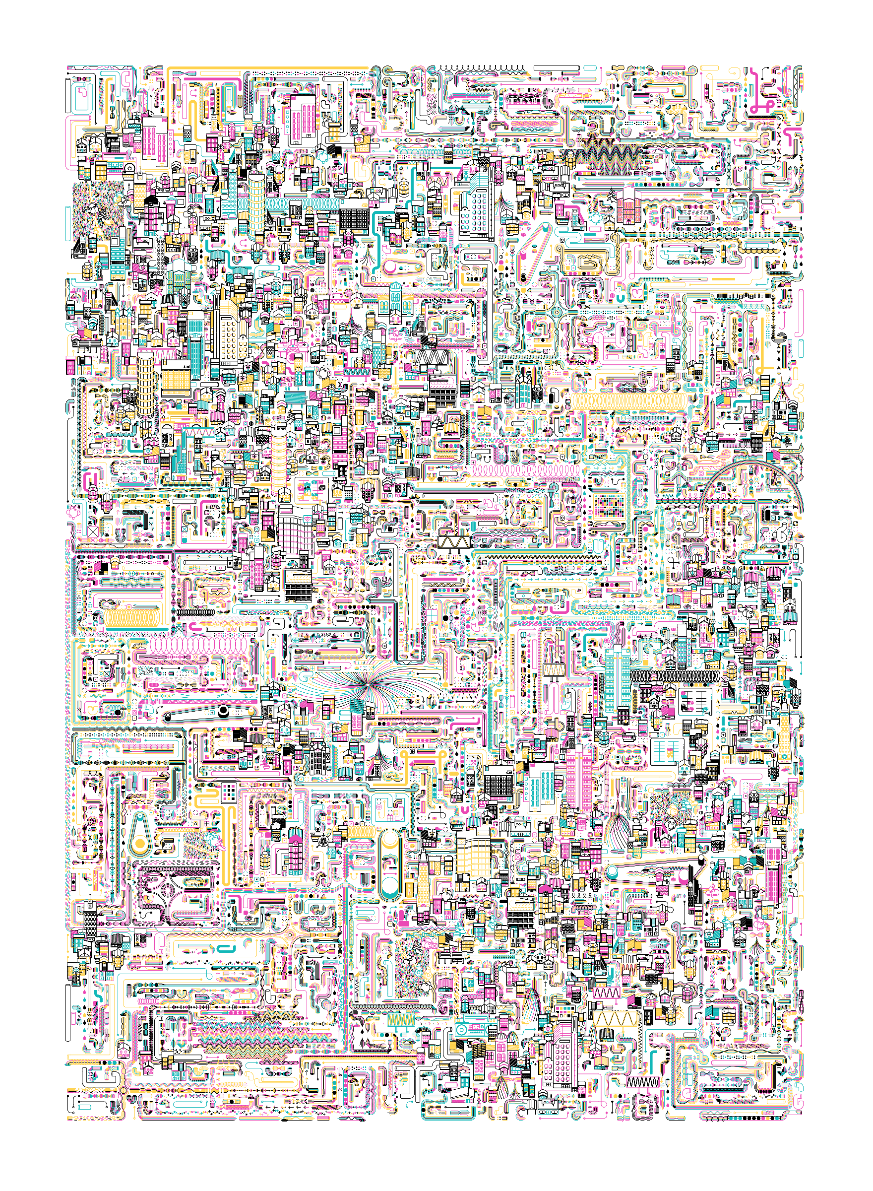 Artwork by James Merrill: BUSY