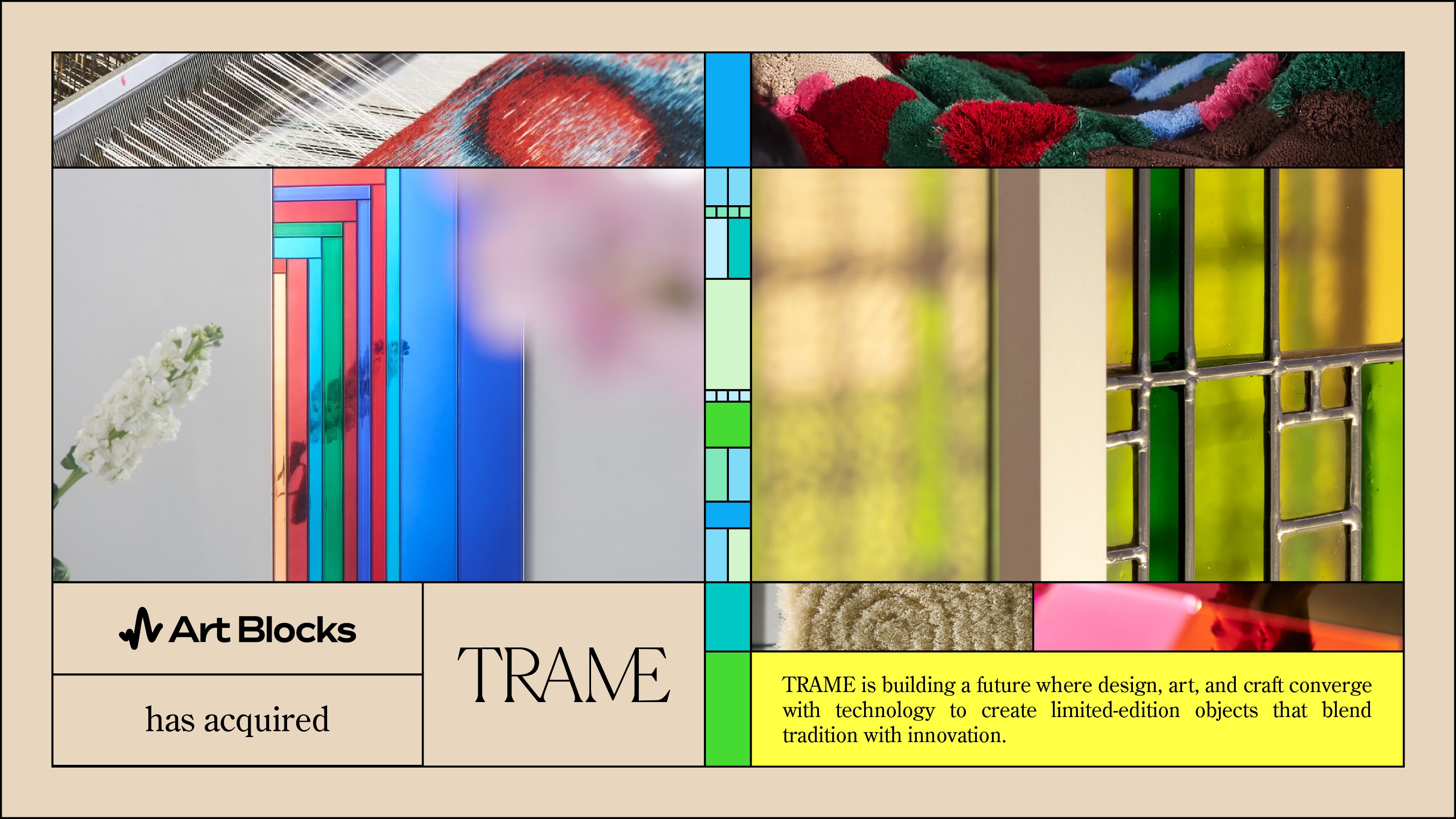 Article thumbnail for: Art Blocks Acquires Trame Paris: Creating the First Integrated Generative Art Ecosystem