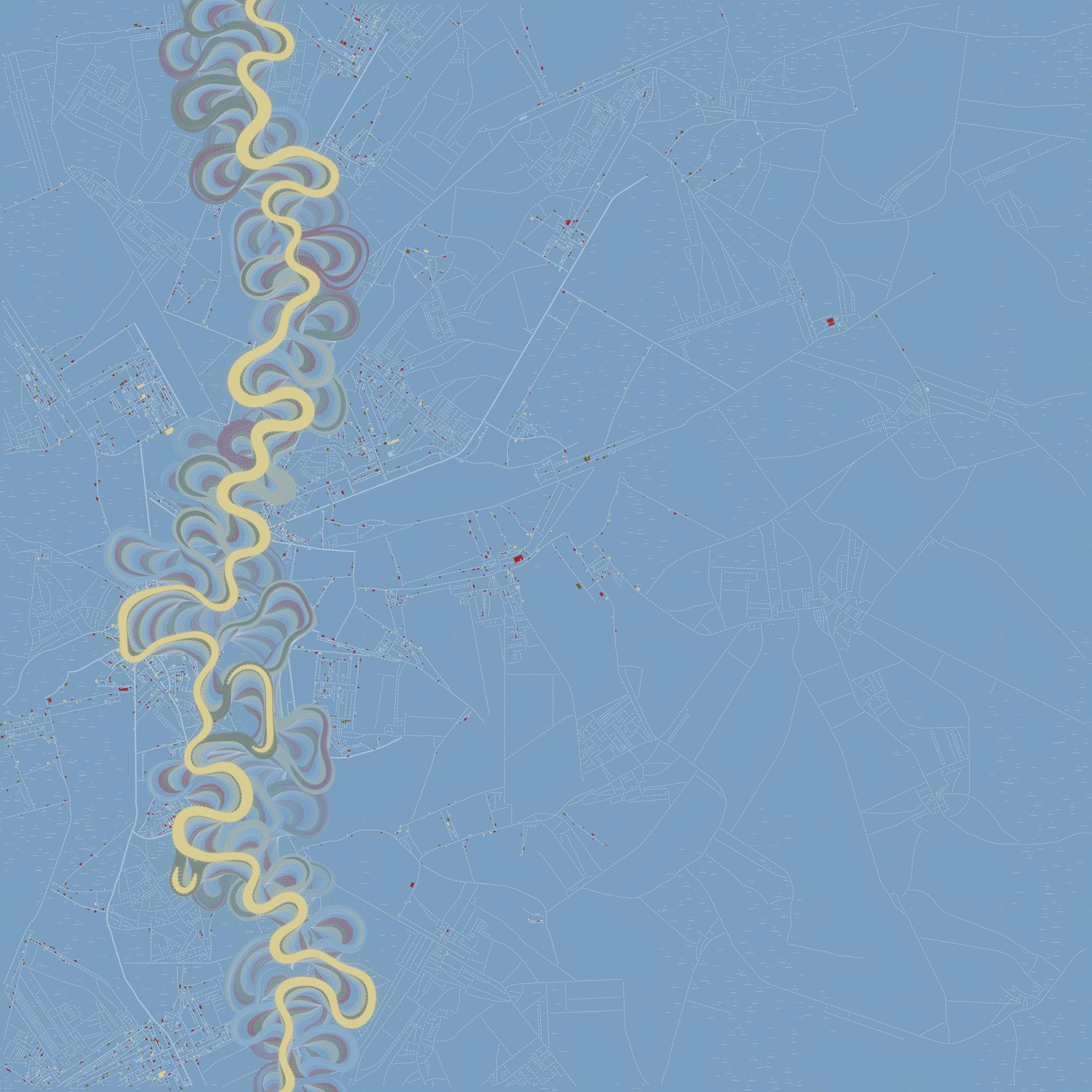 Ancient Courses of Fictional Rivers #284000865