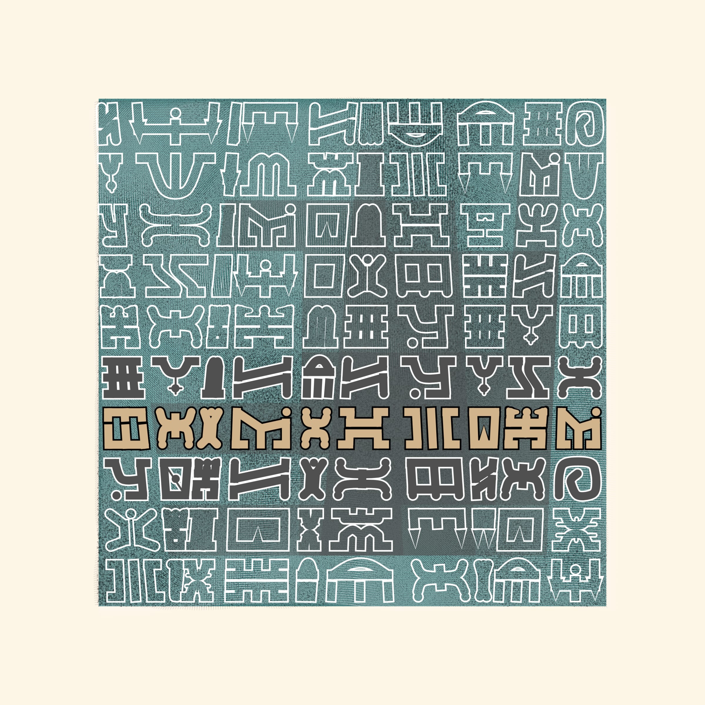 Alphabetic ancestral signs V2 by _deadcode_ | Art Blocks