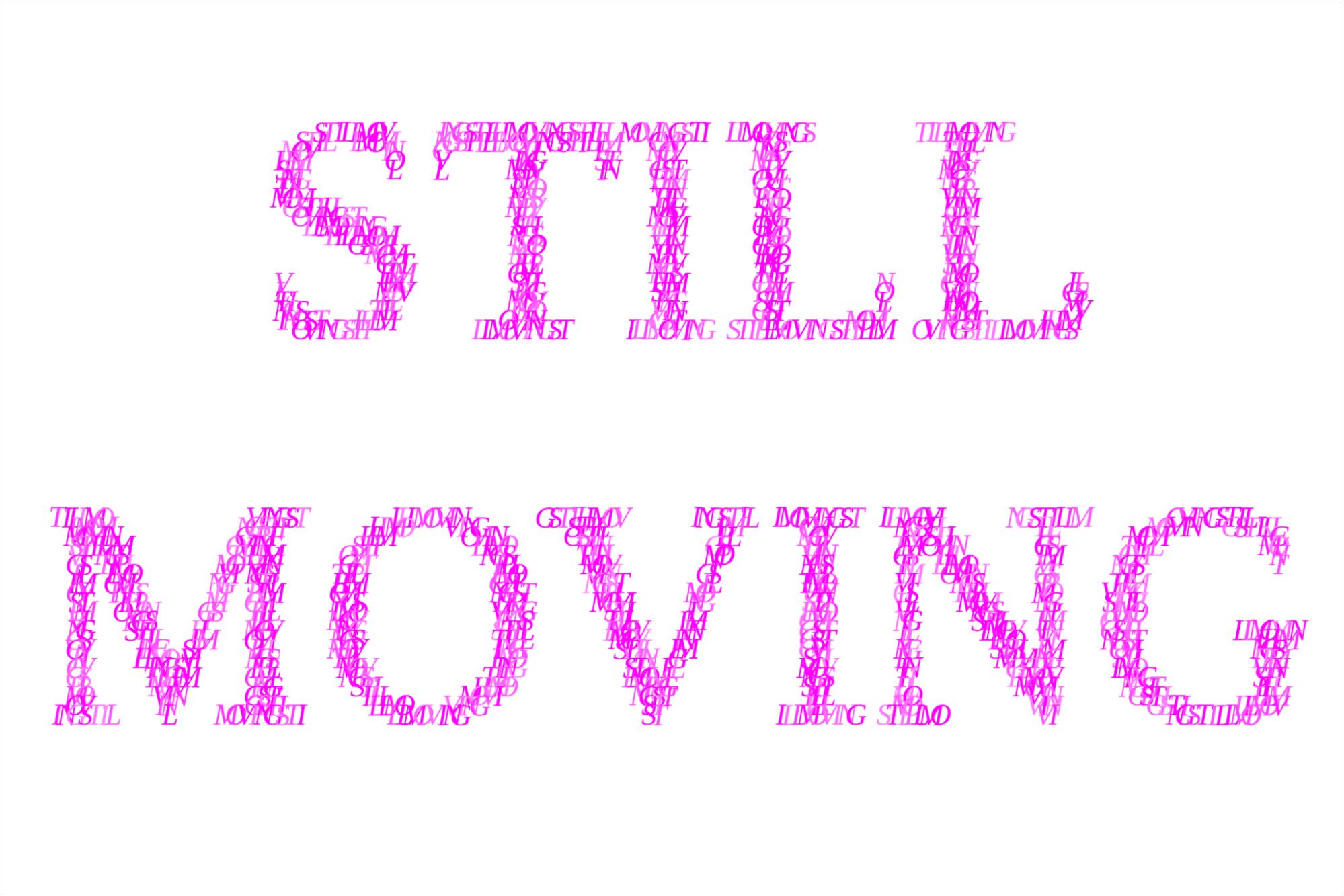 Nathaniel Stern and Sasha Stiles, STILL MOVING #0, 2023..jpeg