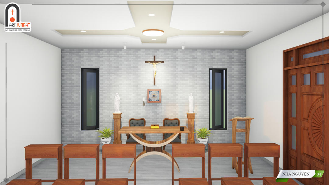 Thiết Kế Nội Thất Nhà Nguyện và Phòng Ngủ
