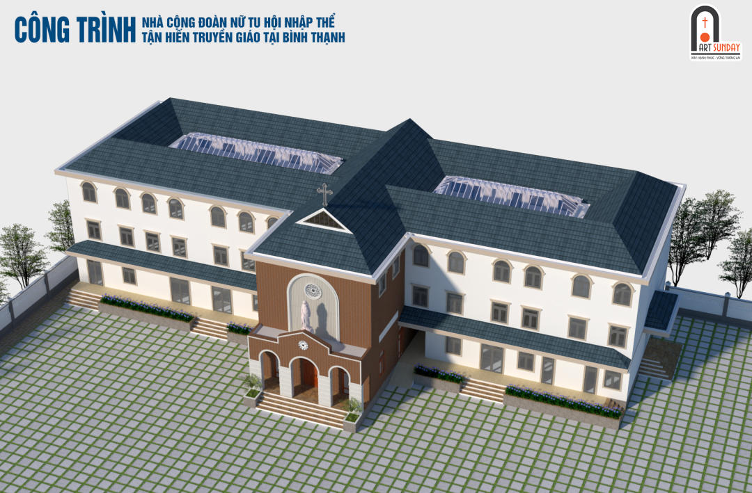 Thiết Kế Nhà Cộng Đoàn Dòng Nữ Tu Hội Nhập Thể Tận Hiến Truyền Giáo Tại Bình Thạnh