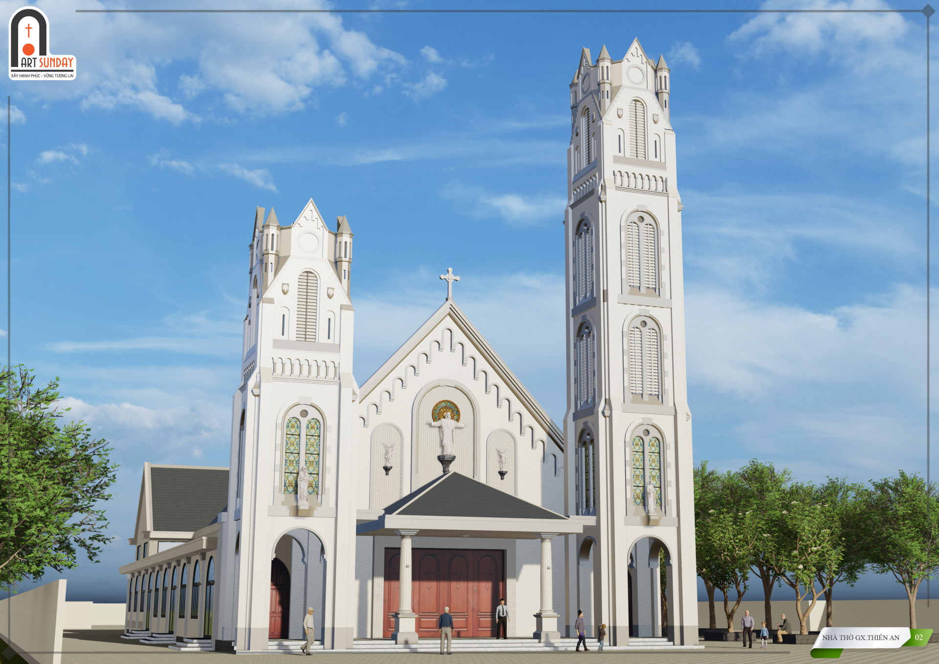 Phương Án Cải Tạo Nhà Thờ Giáo Xứ Thiên An: "Bình Cũ – Rượu Mới" Trong Kiến Trúc
