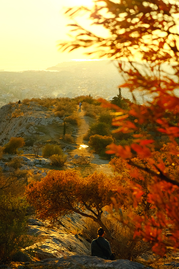 Sunset Over Athens