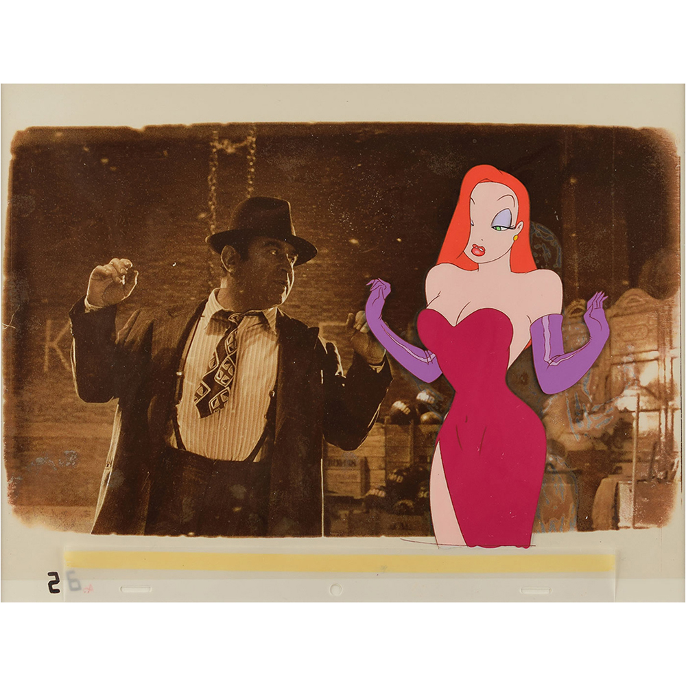 Who Framed Roger Rabbit Jessica Rabbit and Greasy Production Cel Walt  DisneyAmblin, 1988 by Walt Disney Studios on artnet