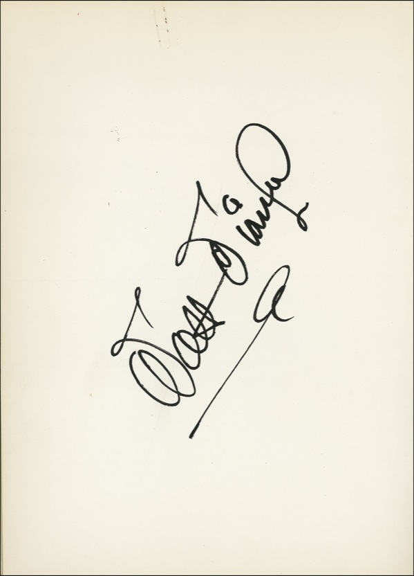 1995 Walt Disney Autograph Book with 20+ signatures