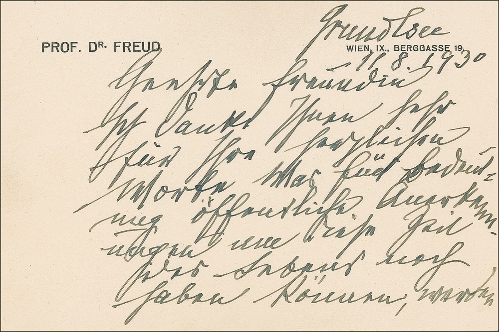 Image 33 of Sigmund Freud Papers: Oversize, 1859-1985; Writings; 1909;  Bemerkungen über einen Fall von Zwangsneurose [d] [Rat Man], holograph  manuscript; Folder 2, pp. 41-77