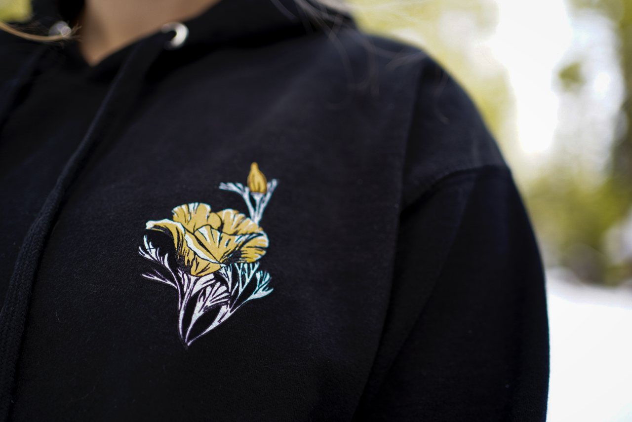 Fogfest design in print - back view