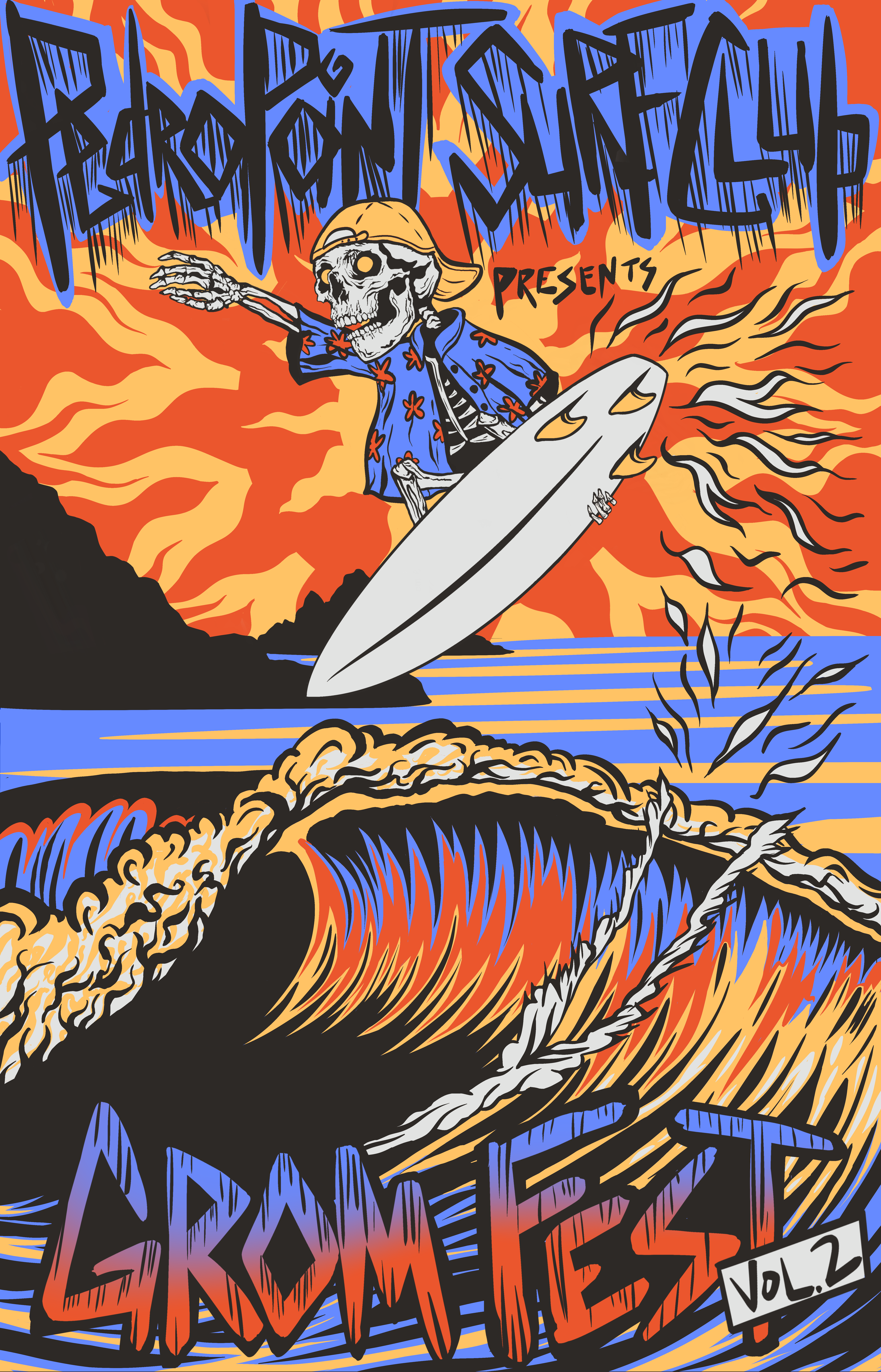 Event poster for surf contest - View 1