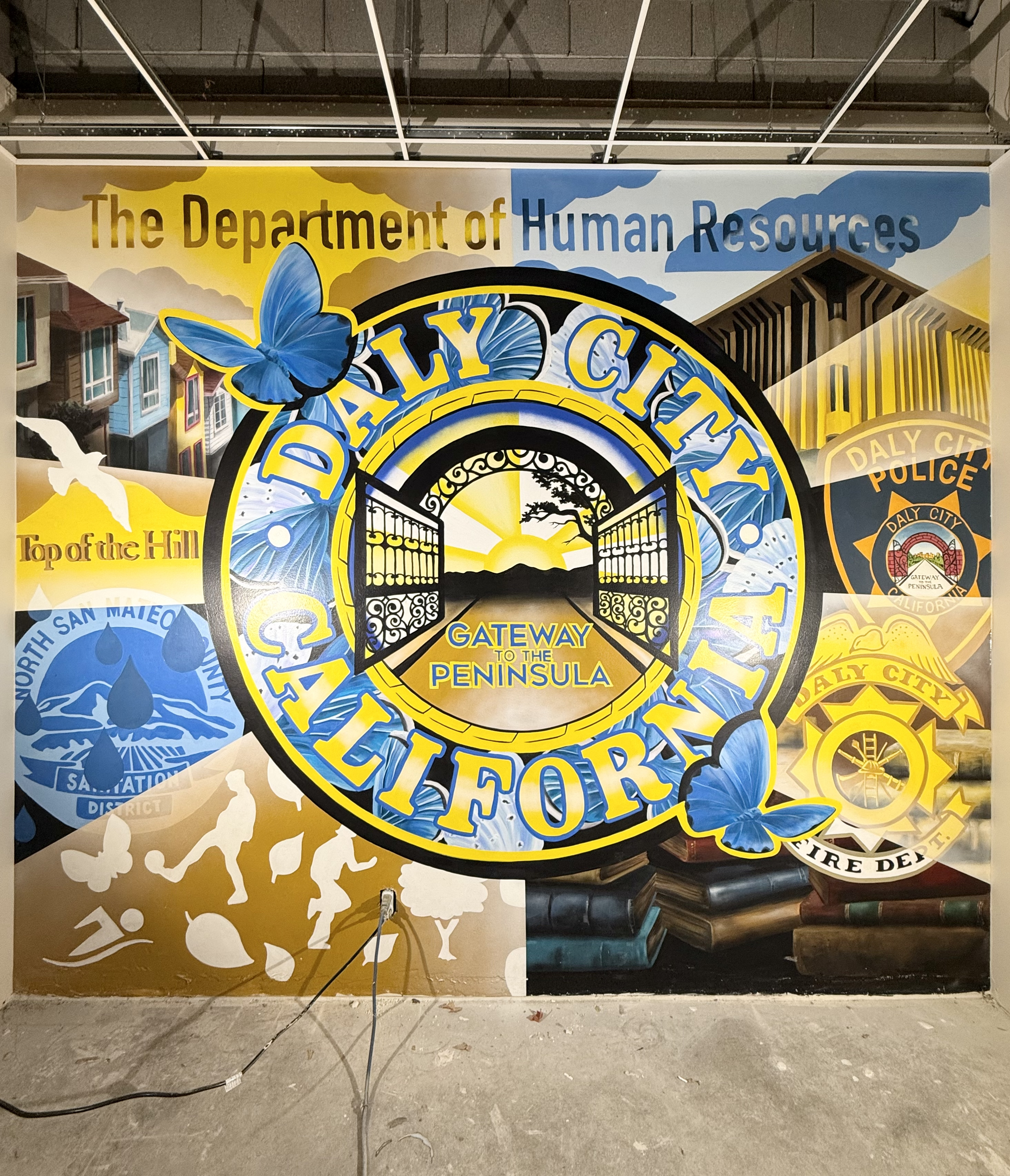 Daly City Human Resources Mural - View 1