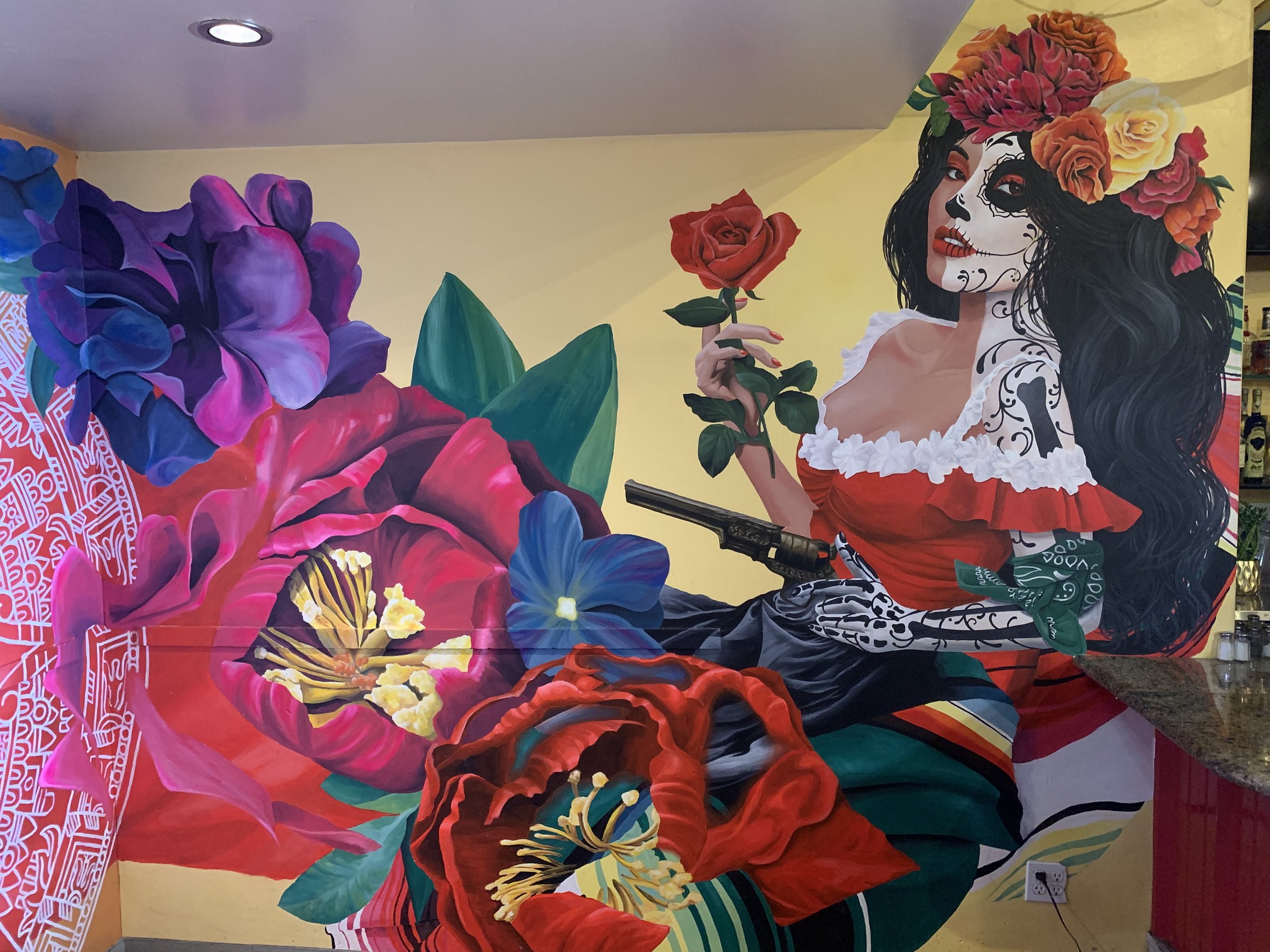 La Playa Mural detail