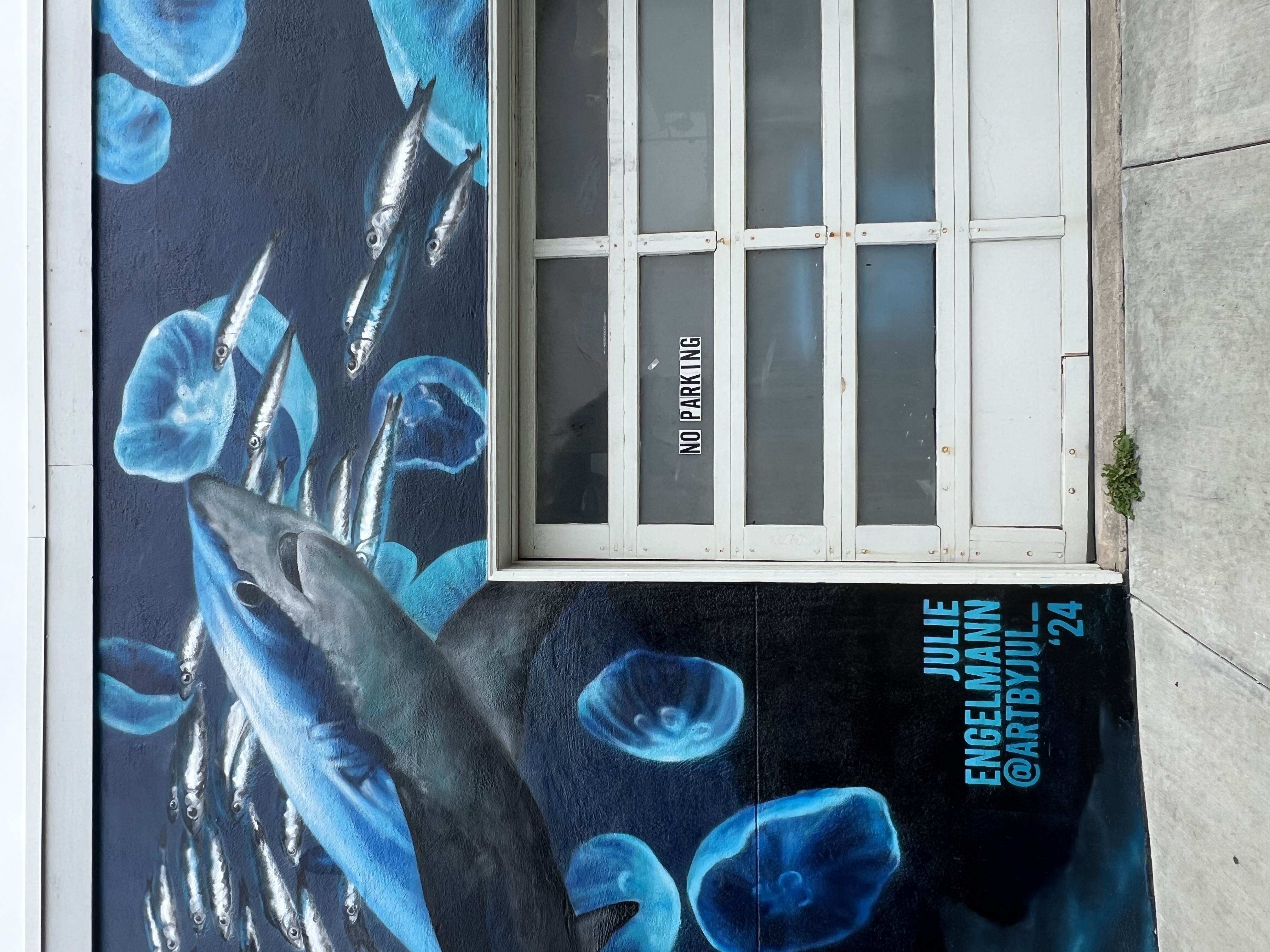 Under the Pacifica Pier Mural detail