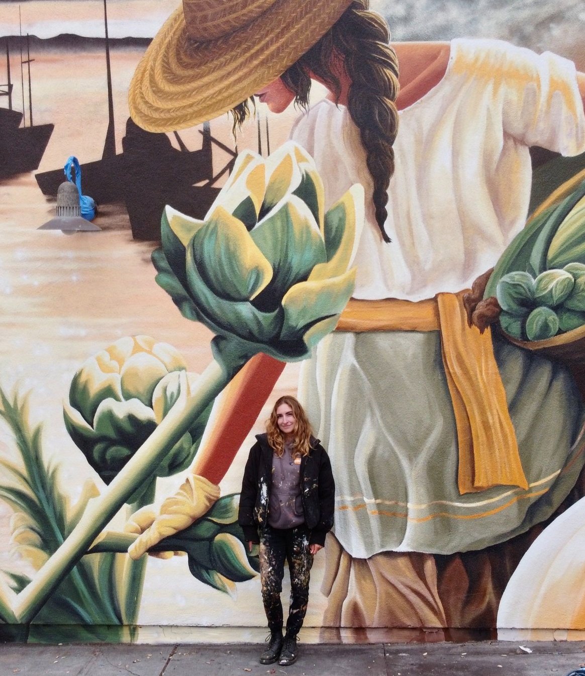 Half Moon Bay Mural detail