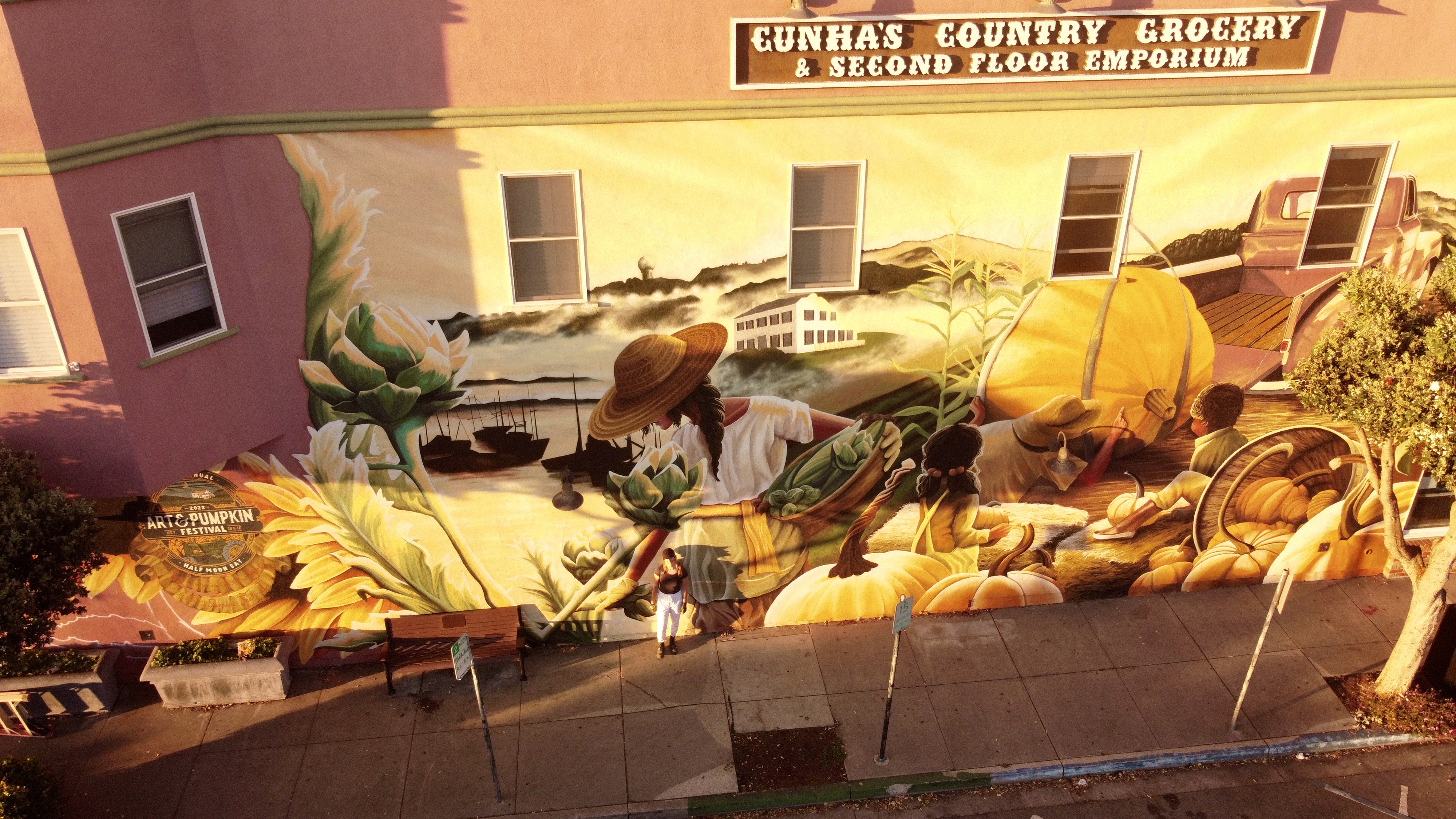 Half Moon Bay Mural detail