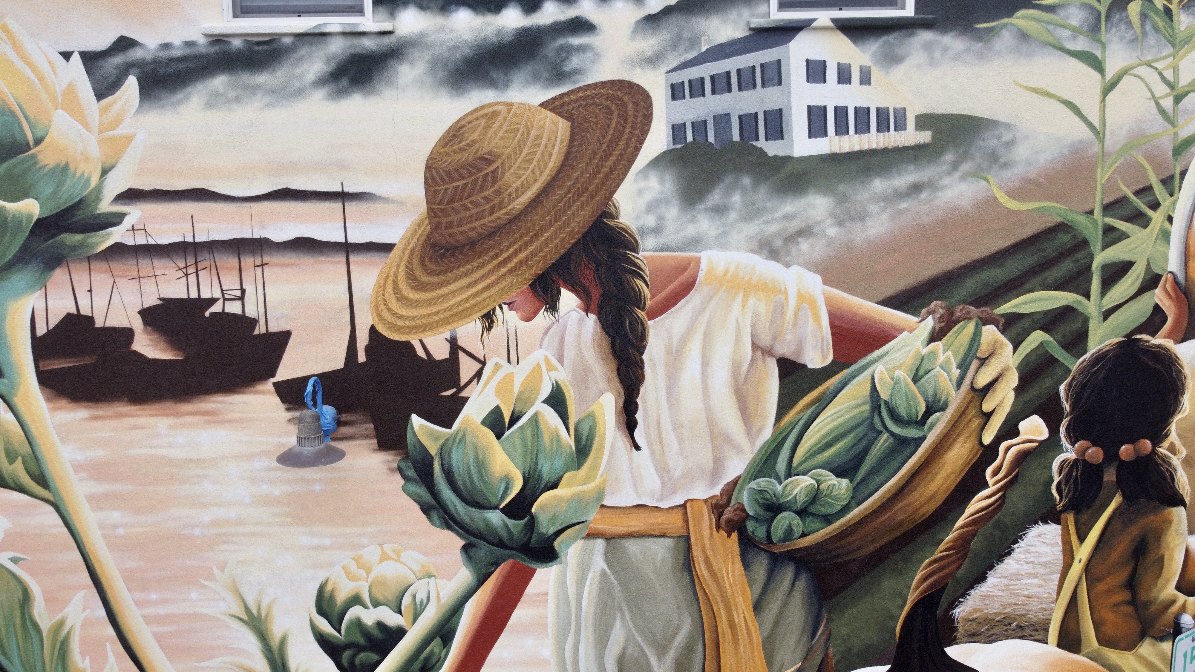 Half Moon Bay Mural detail