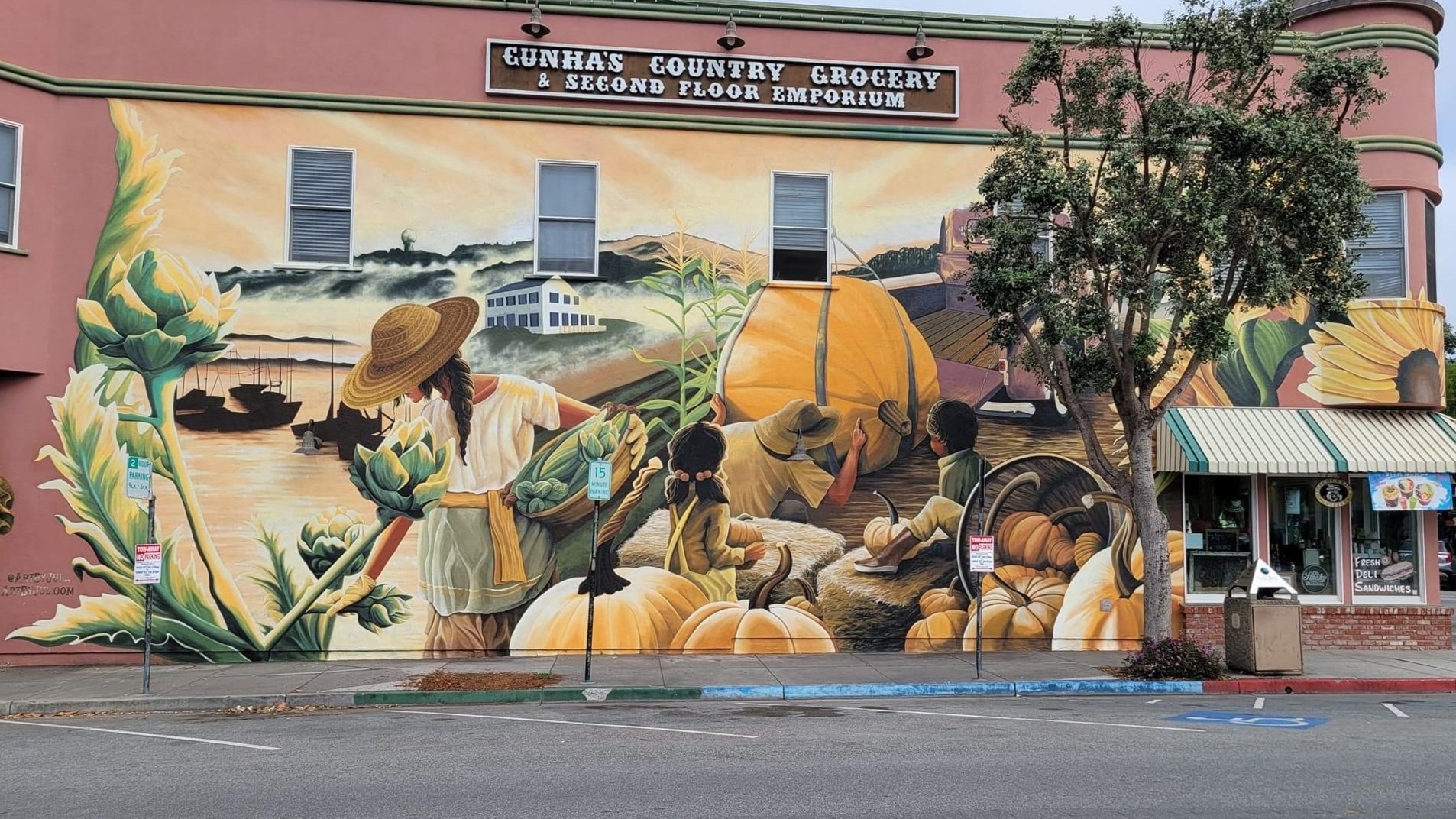 Half Moon Bay Mural detail