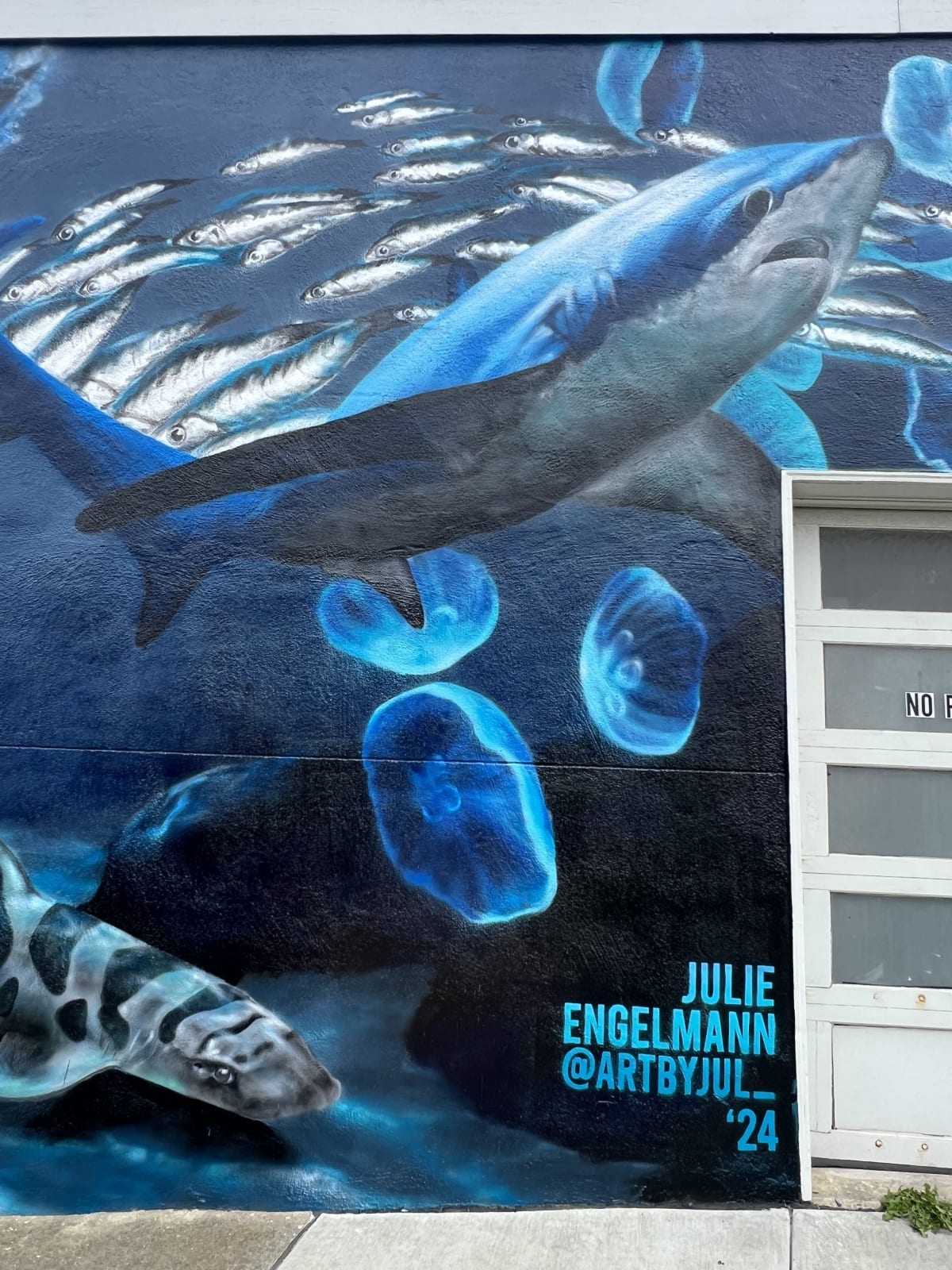 Under the Pacifica Pier Mural detail