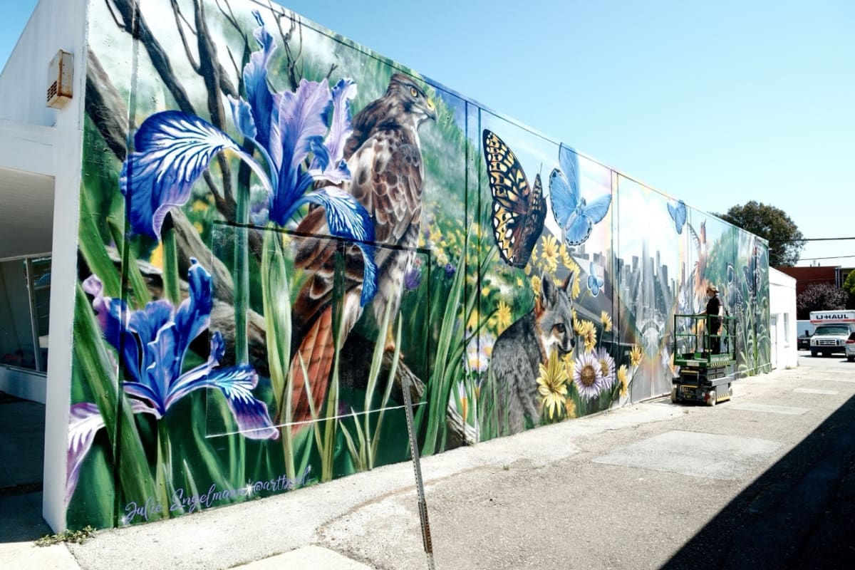 San Bruno Natural History Mural detail