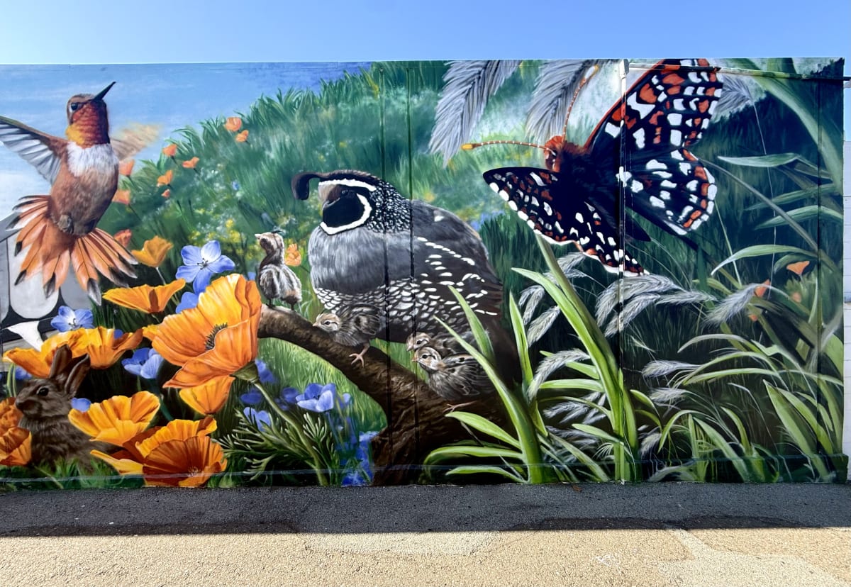 San Bruno Natural History Mural detail