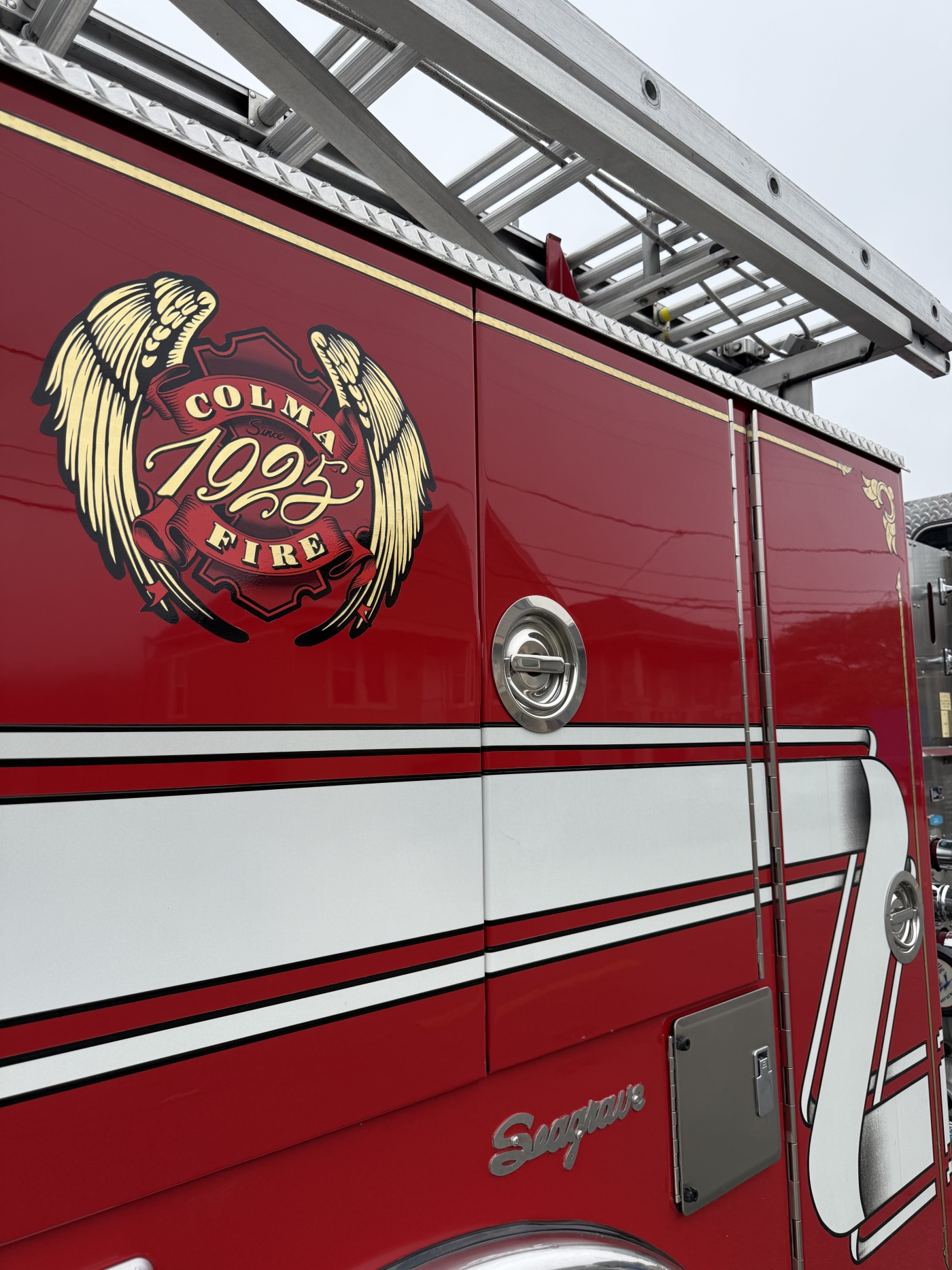 Decal created for Colma Fire Department's 100 year anniversary detail