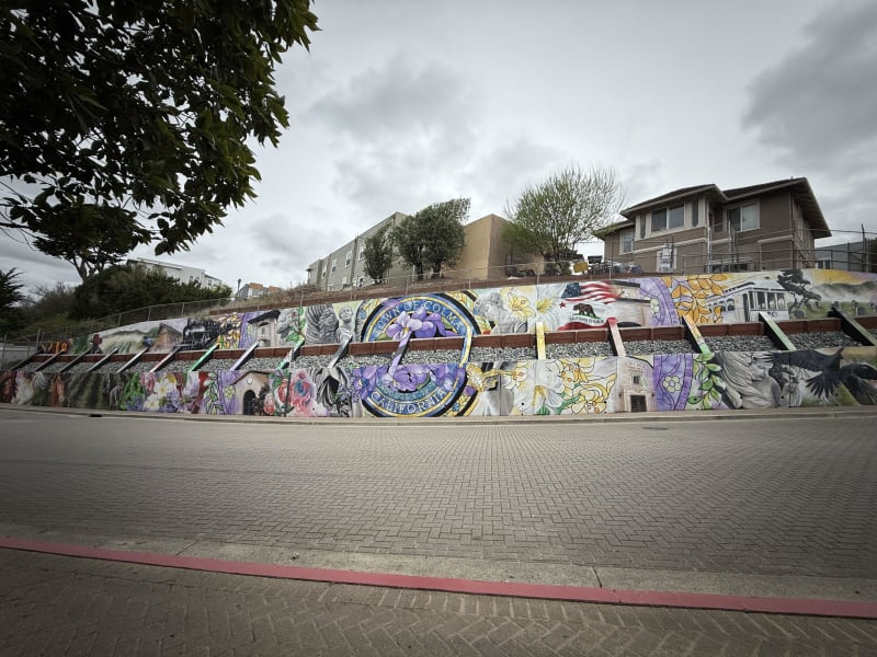 Historical Colma Mural