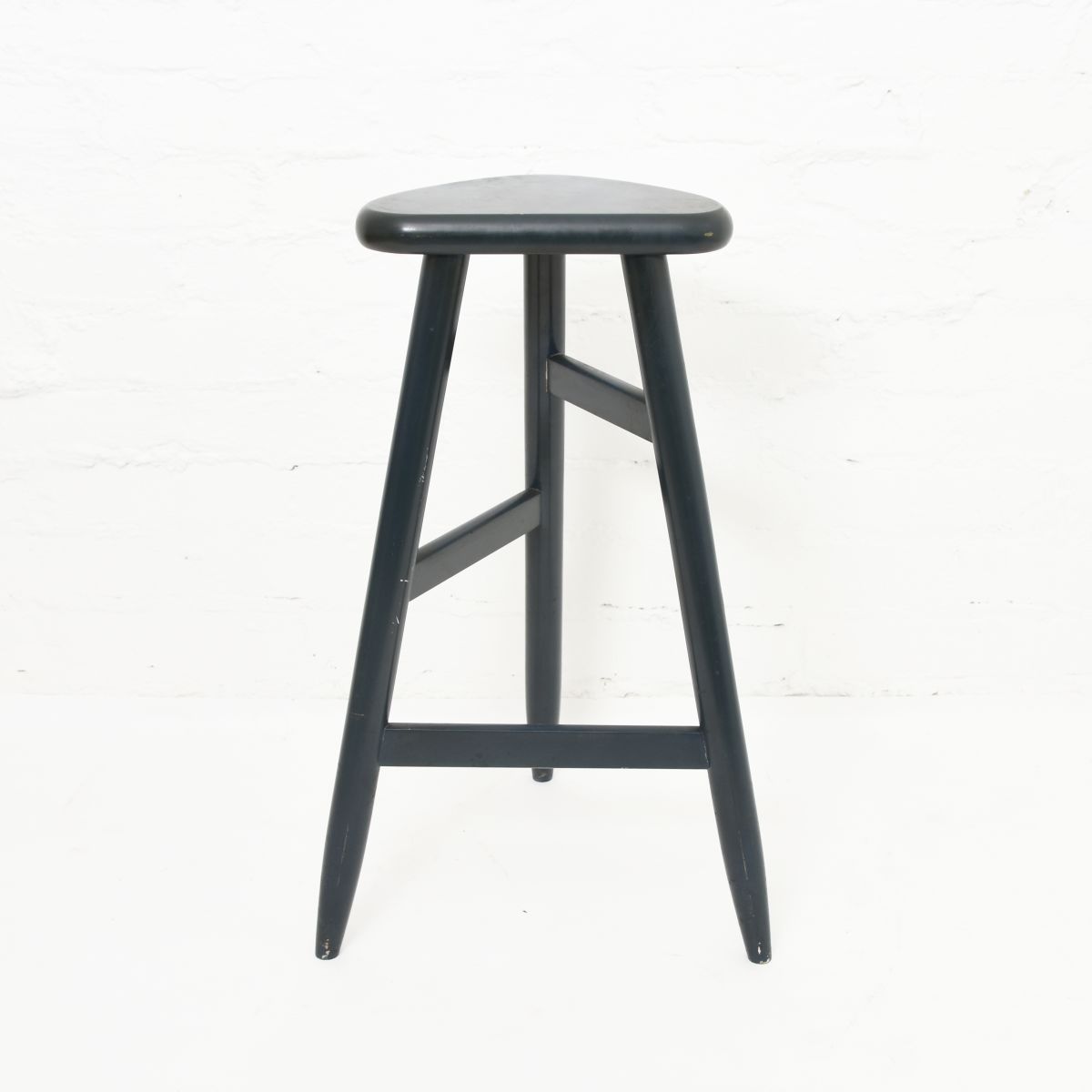 Tapiovaara-Ilmari-Elli-Stool-Petroleum-Green