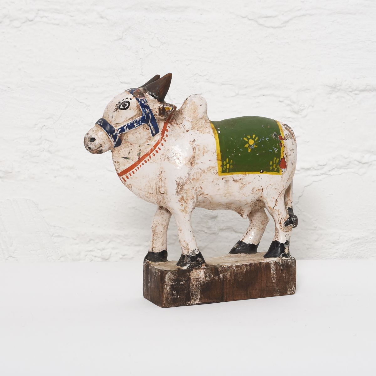 Folky Wooden Cow