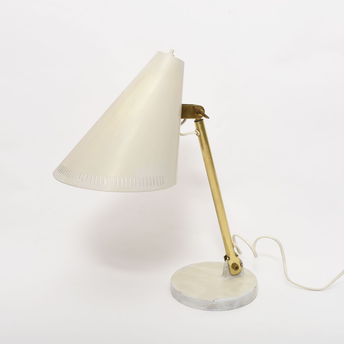 Tynell Table Lamp White Patinated