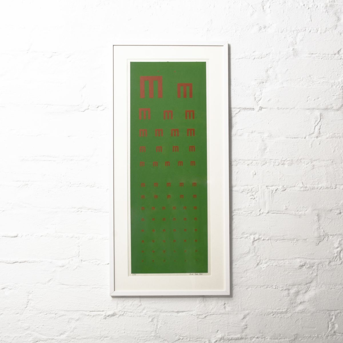 Pentti Tulla Optic Art Print Green1