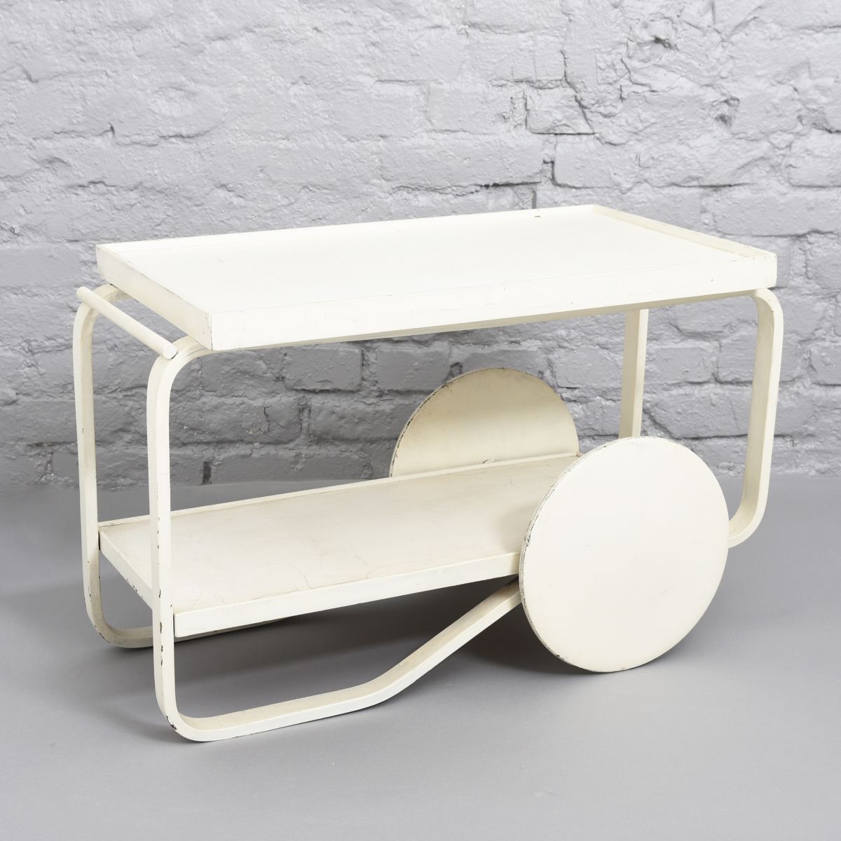 Aalto Alvar Tea trolley 901 white painted