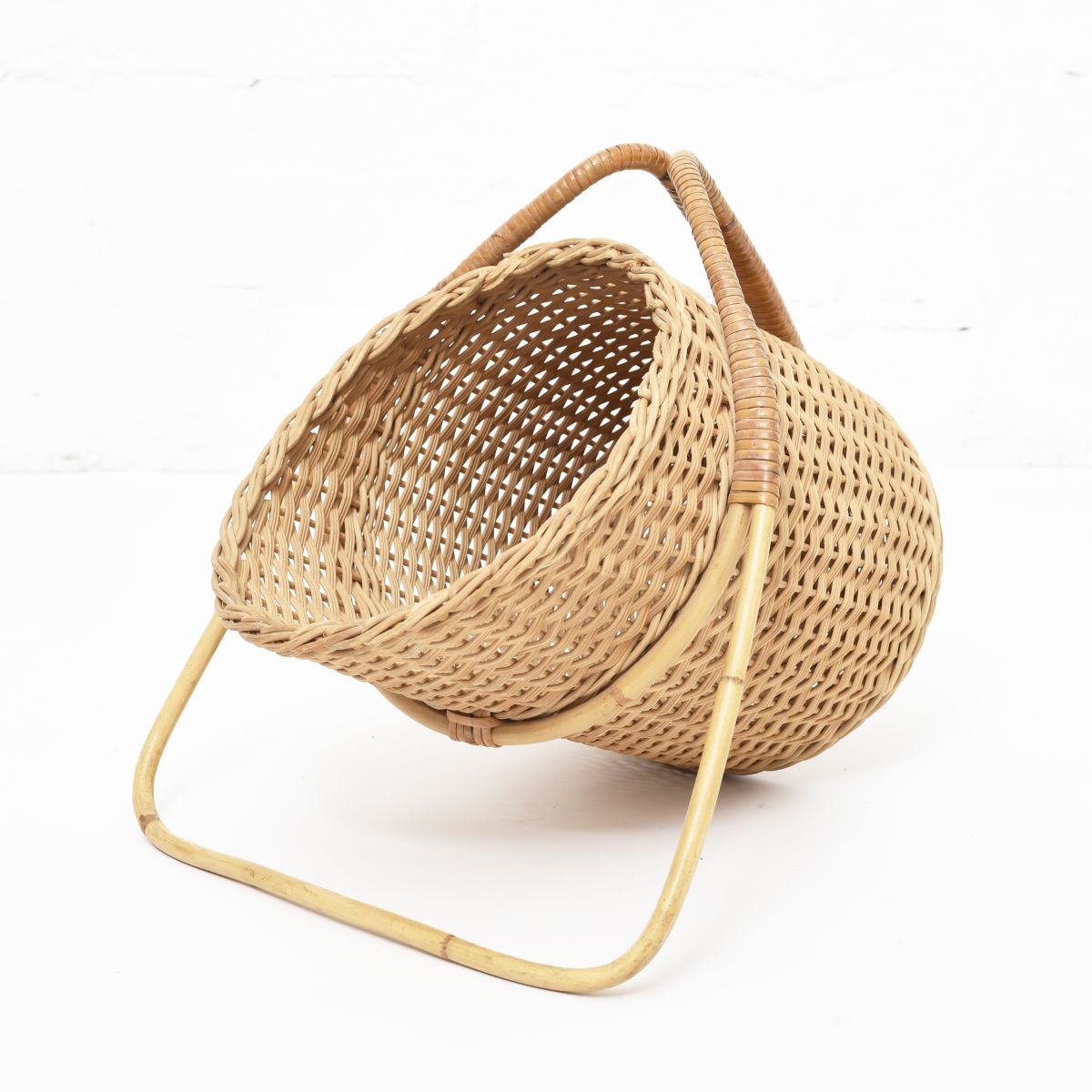 Anonymous rattan basket