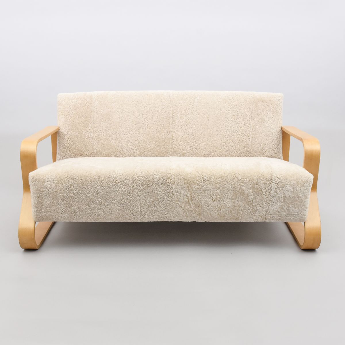 Aalto Alvar Sofa model 544 sheep skin