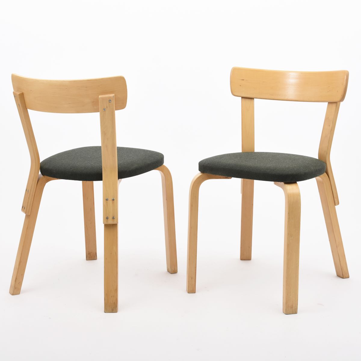 Aalto Alvar Chair 69 new deep green fab