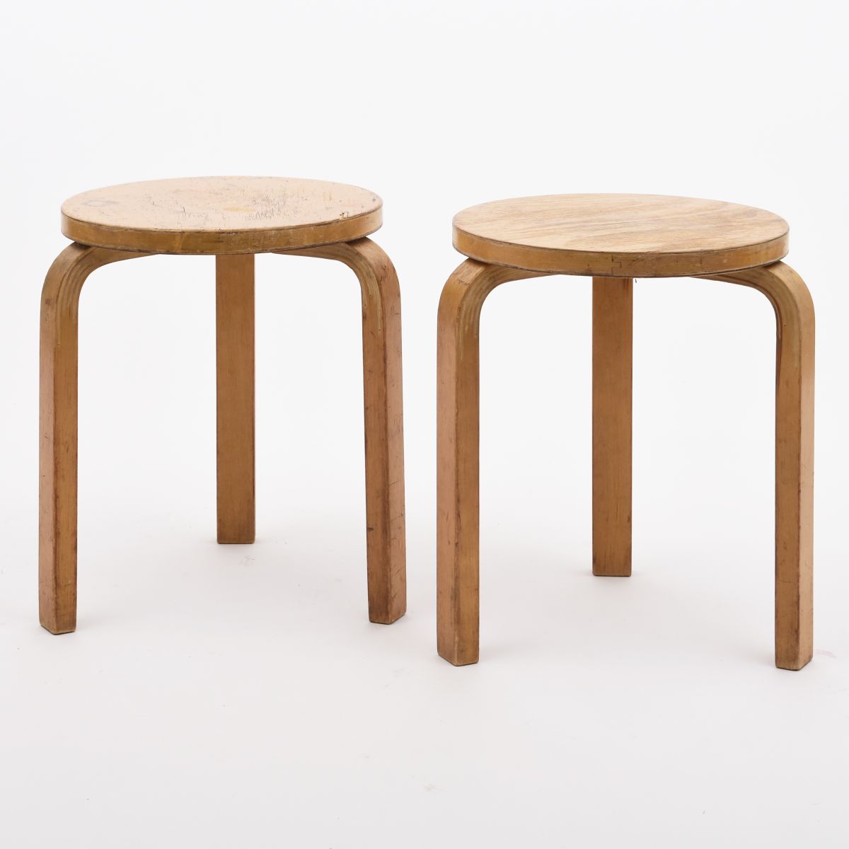 Aalto Alvar stool 60 pair stamped