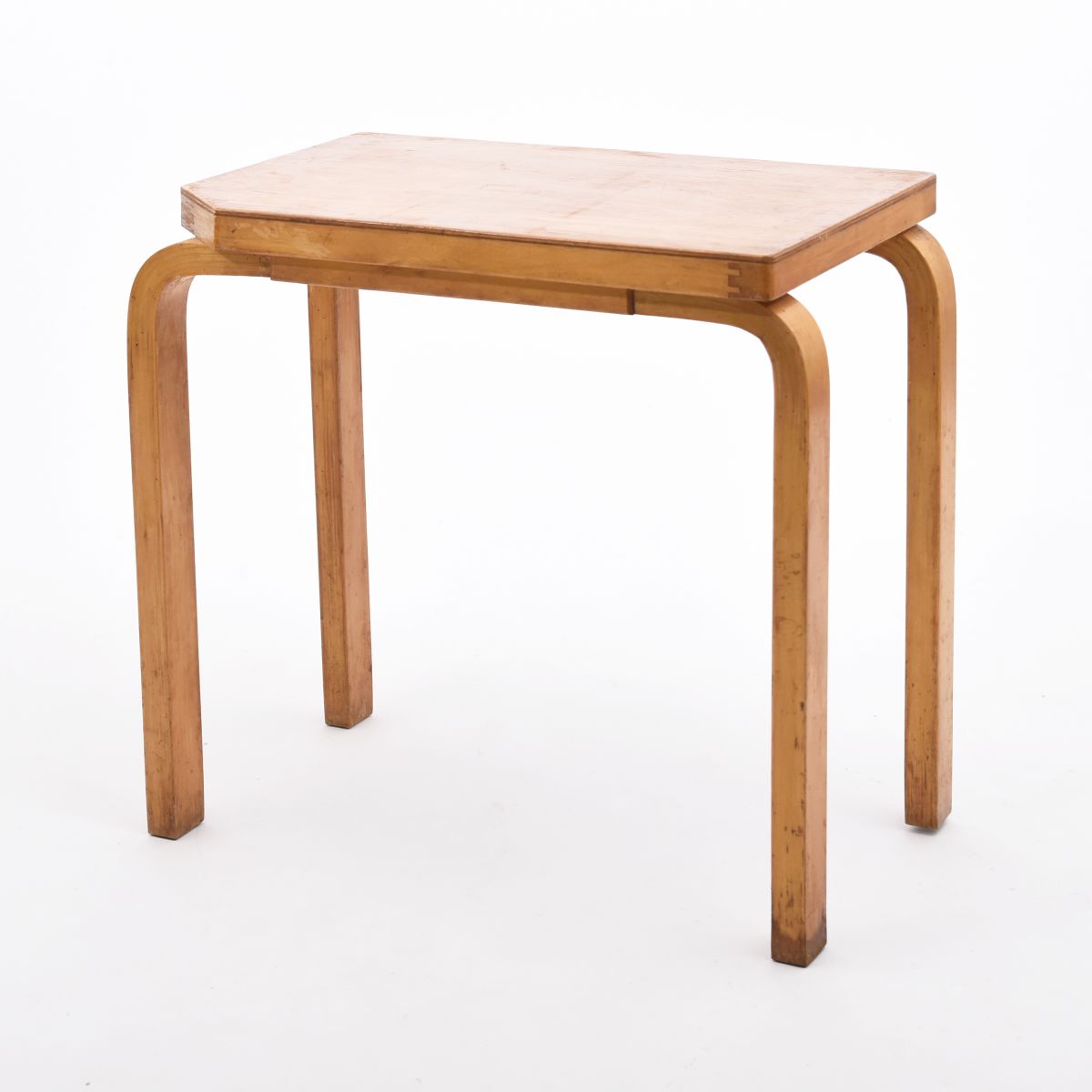 Aalto Alvar small side table with cable hole