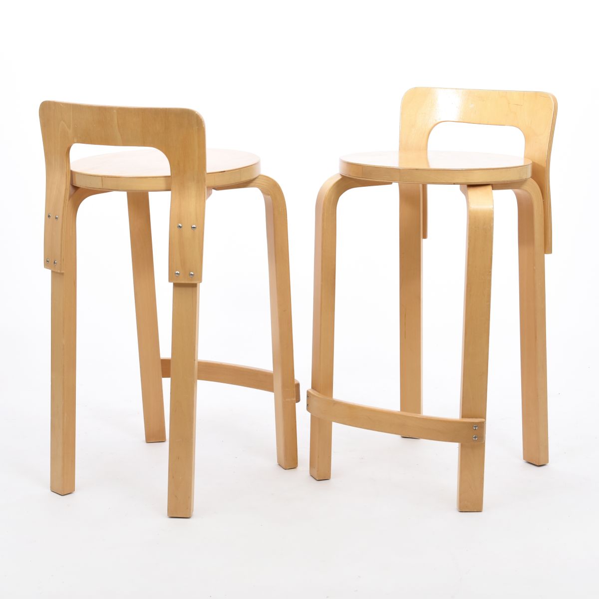 Aalto Alvar Chair K65 birch pair