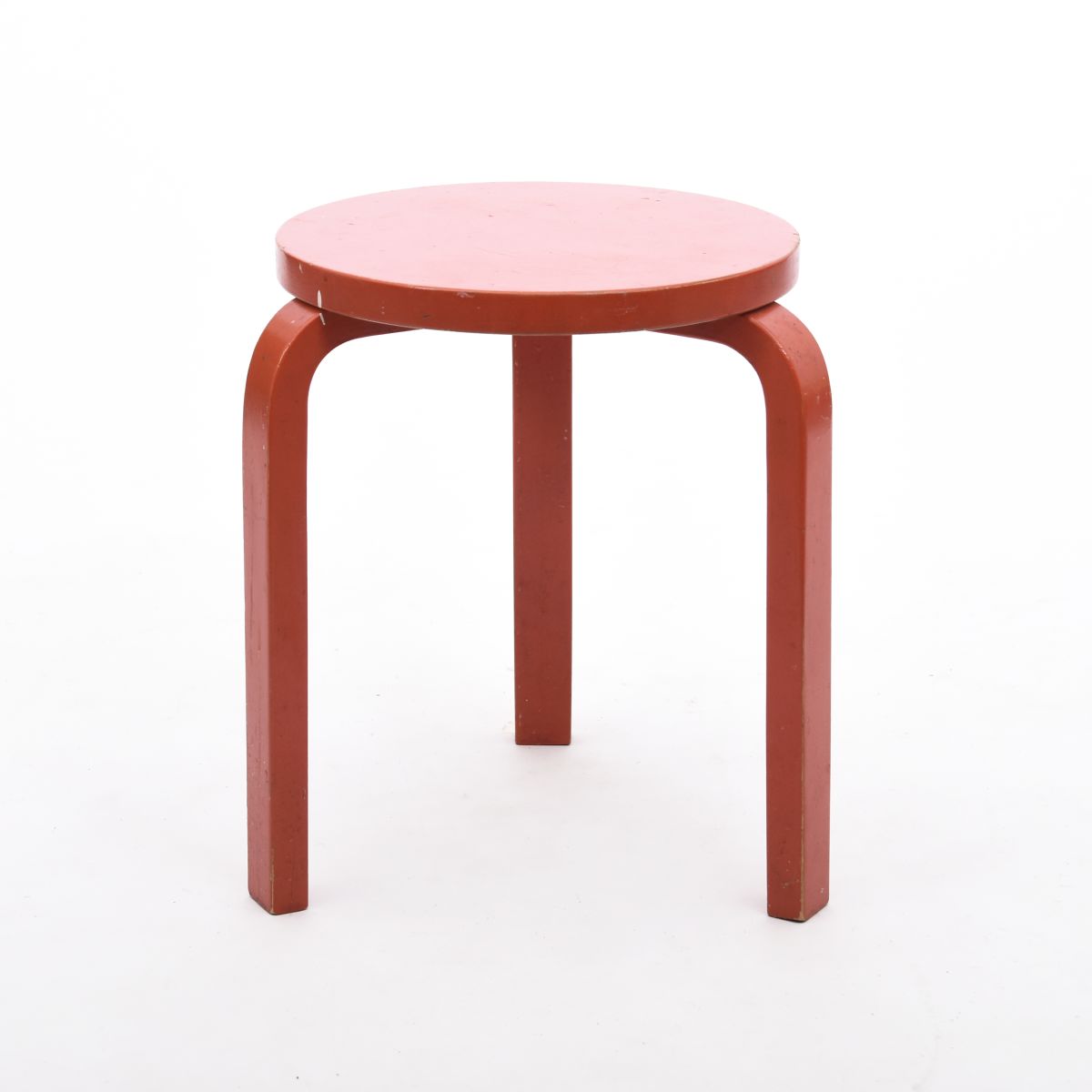 Aalto Alvar stool 60 red paitn