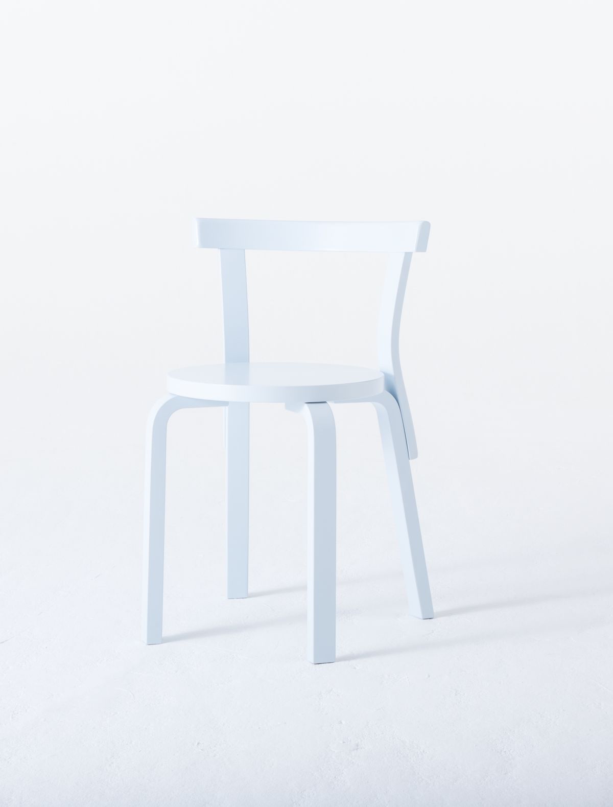 Chair 68 lacquered white