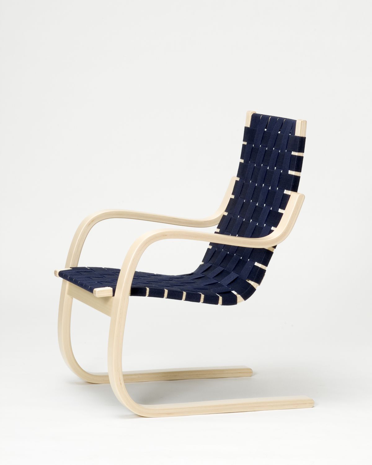 Armchair 406 blue webbing