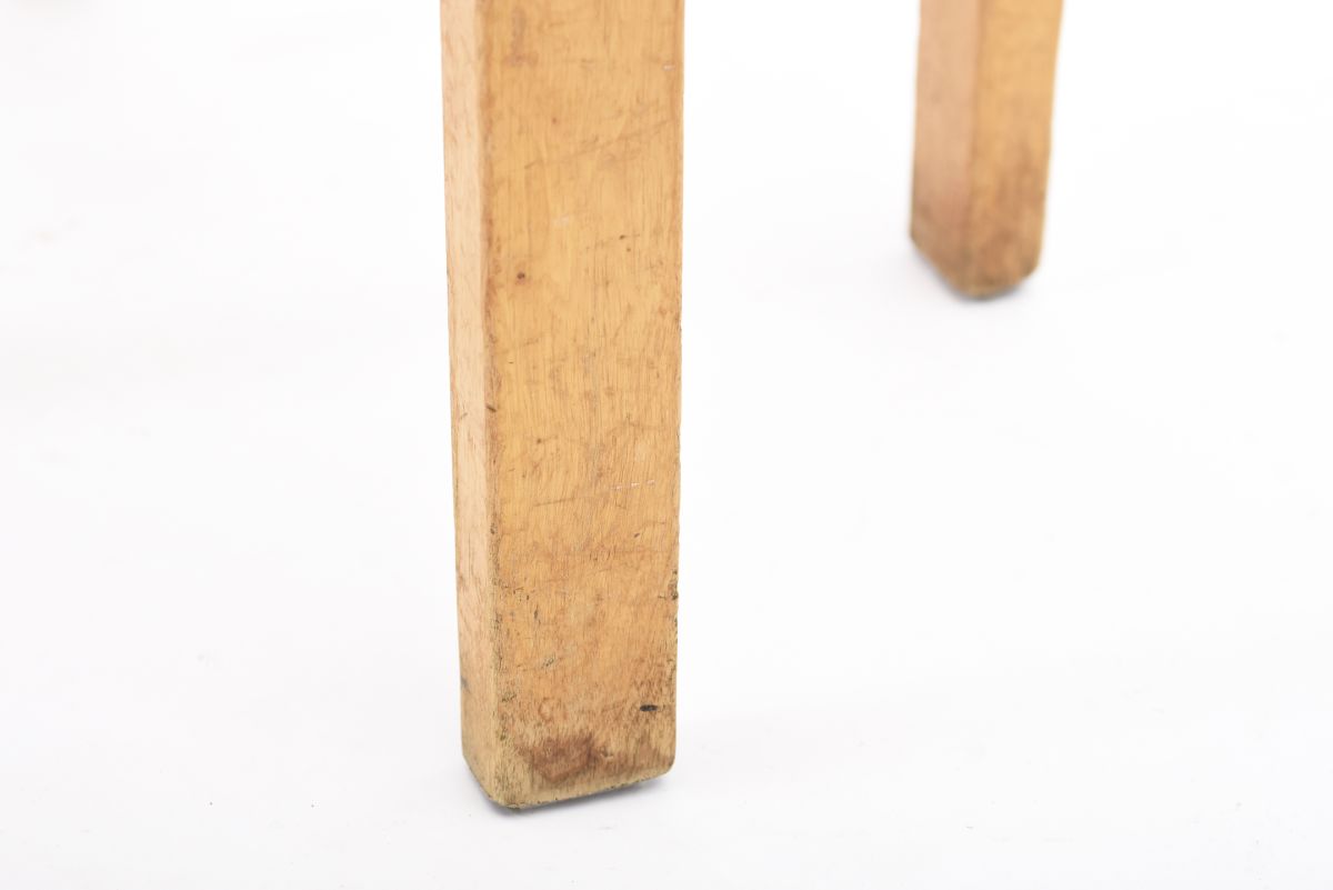 Aalto Alvar stool E60 blue paint 05