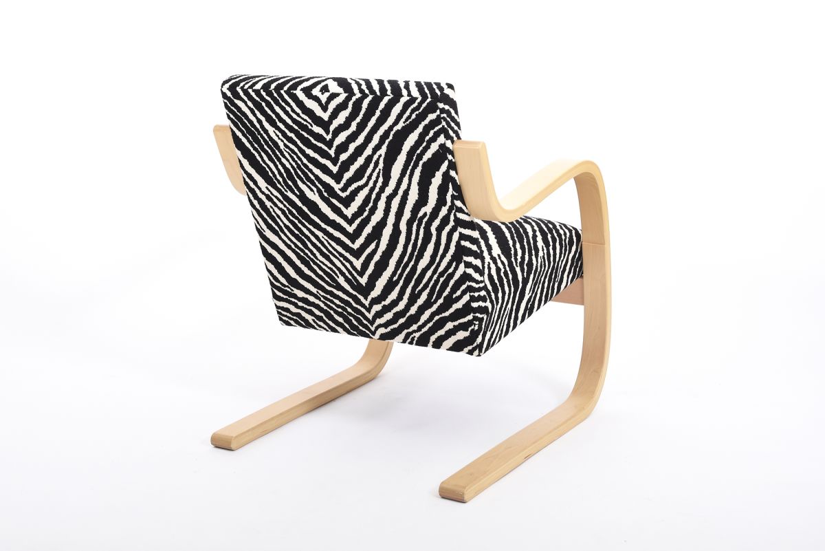 Aalto Alvar Armchair 402 zebra 2005 back